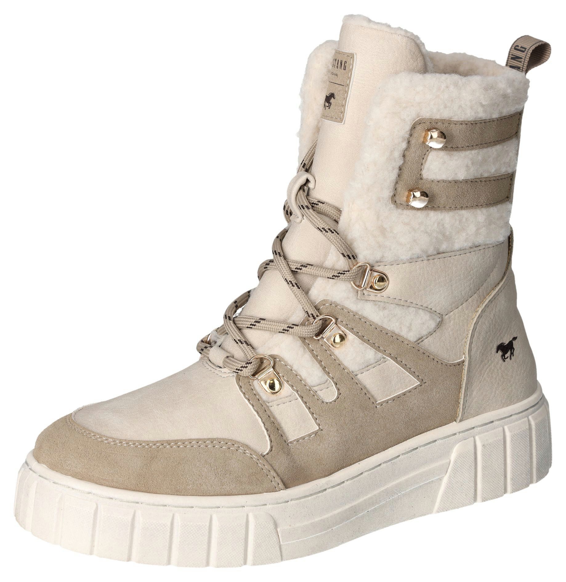 Mustang Shoes Winterlaarzen , veterschoenen, plateauboots, snowboots met aanhaallus