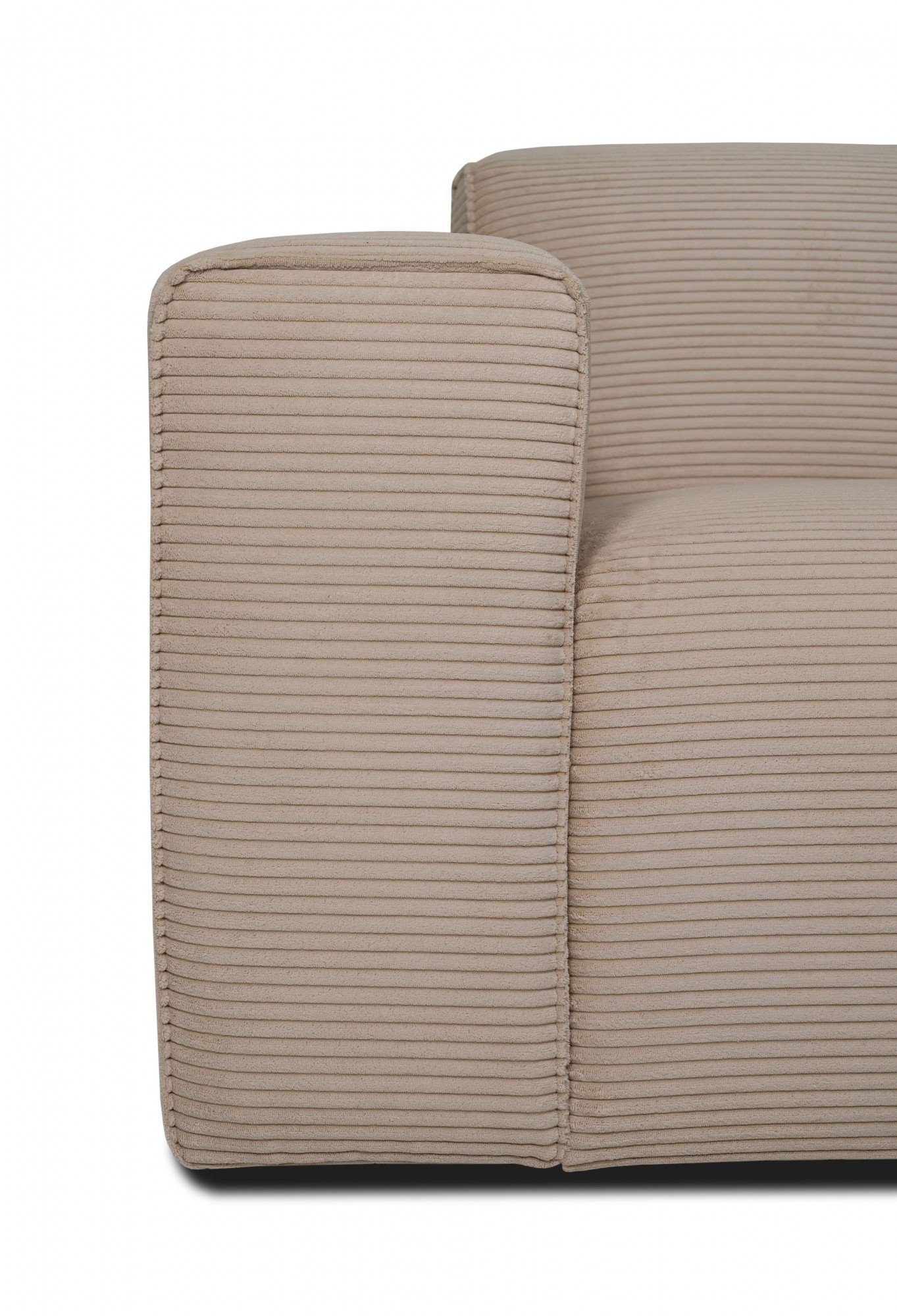 INOSIGN 2-zitsbank Clayton in een trendy ribfluwelen bekleding, diverse combinaties mogelijk