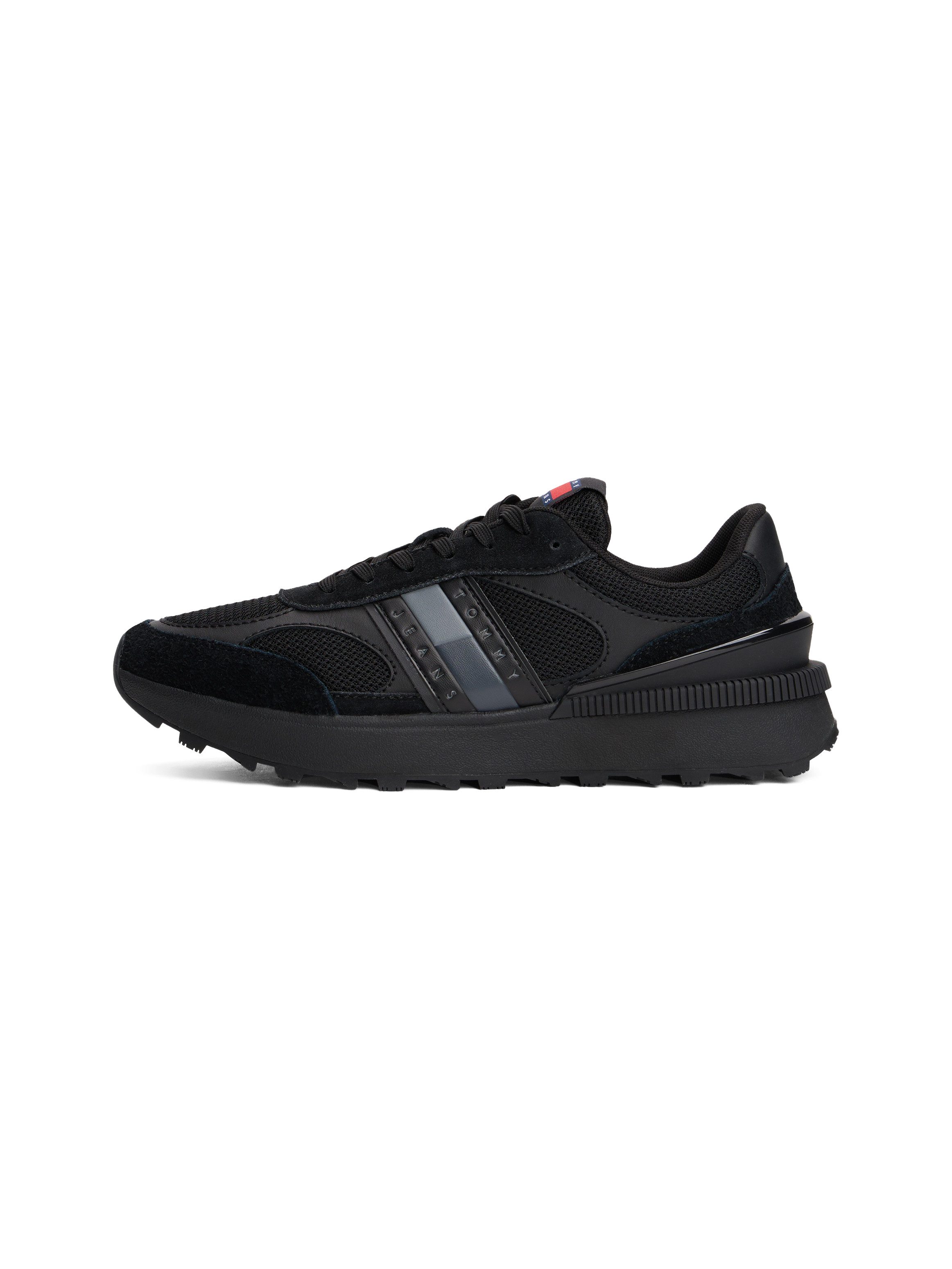 TOMMY JEANS Sneakers TJM TECHNICAL RUNNER ESS , vrijetijdsschoen, halfschoen, veterschoen met gepolsterde schacht