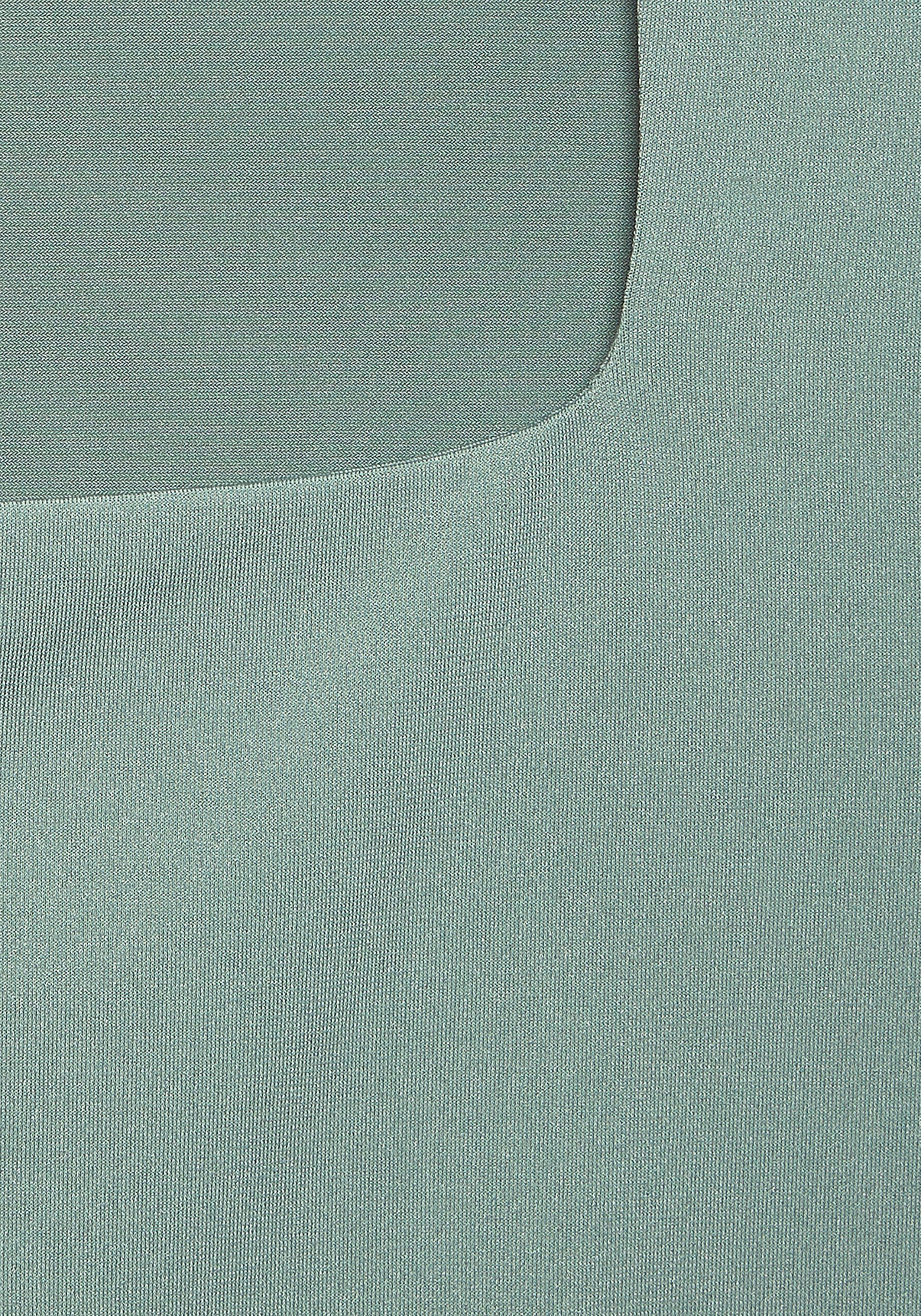 Lascana Tanktop van kreukvrij materiaal, elegant basis top met brede banden