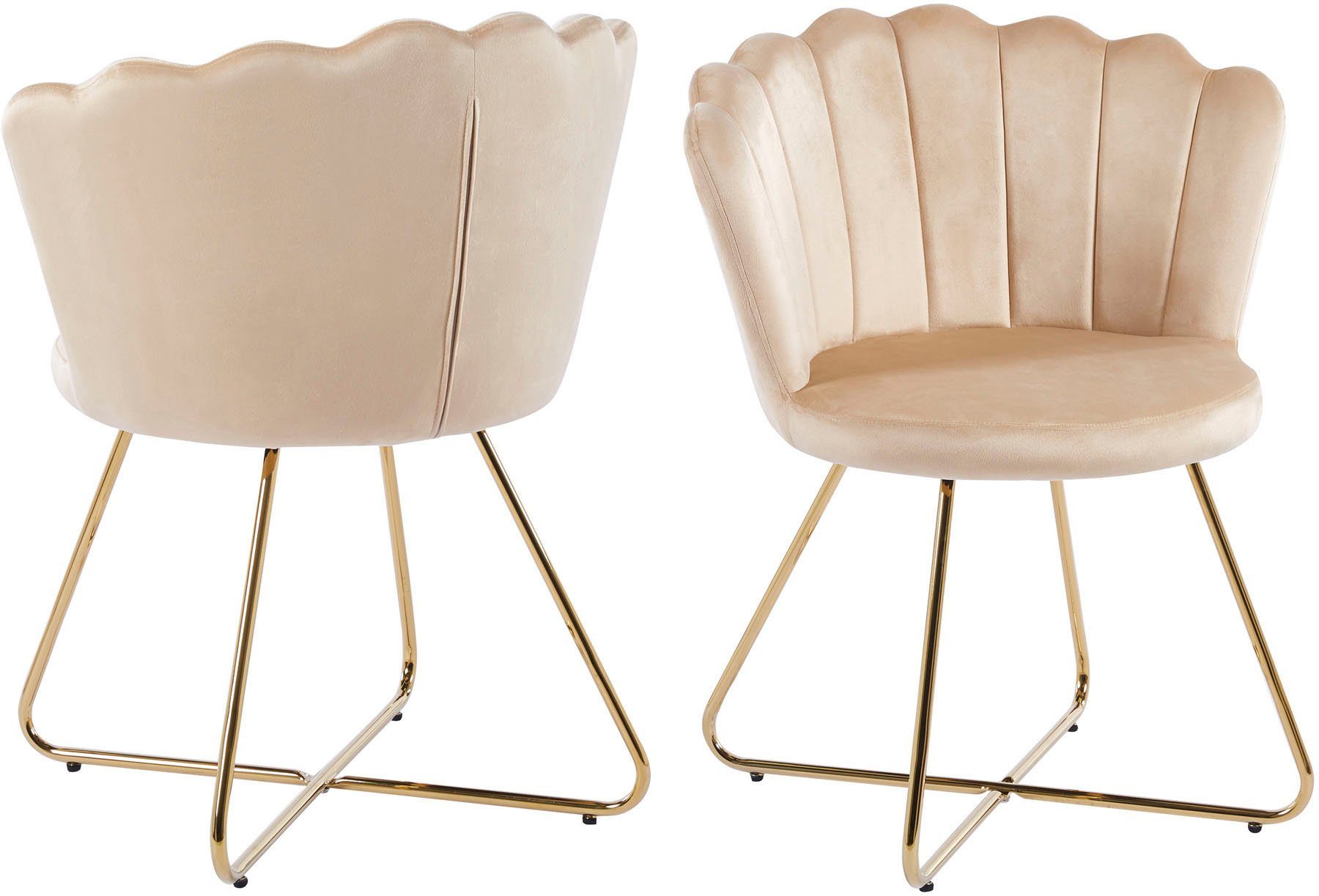 SalesFever Stoel Kuip design (set, 2 stuks)