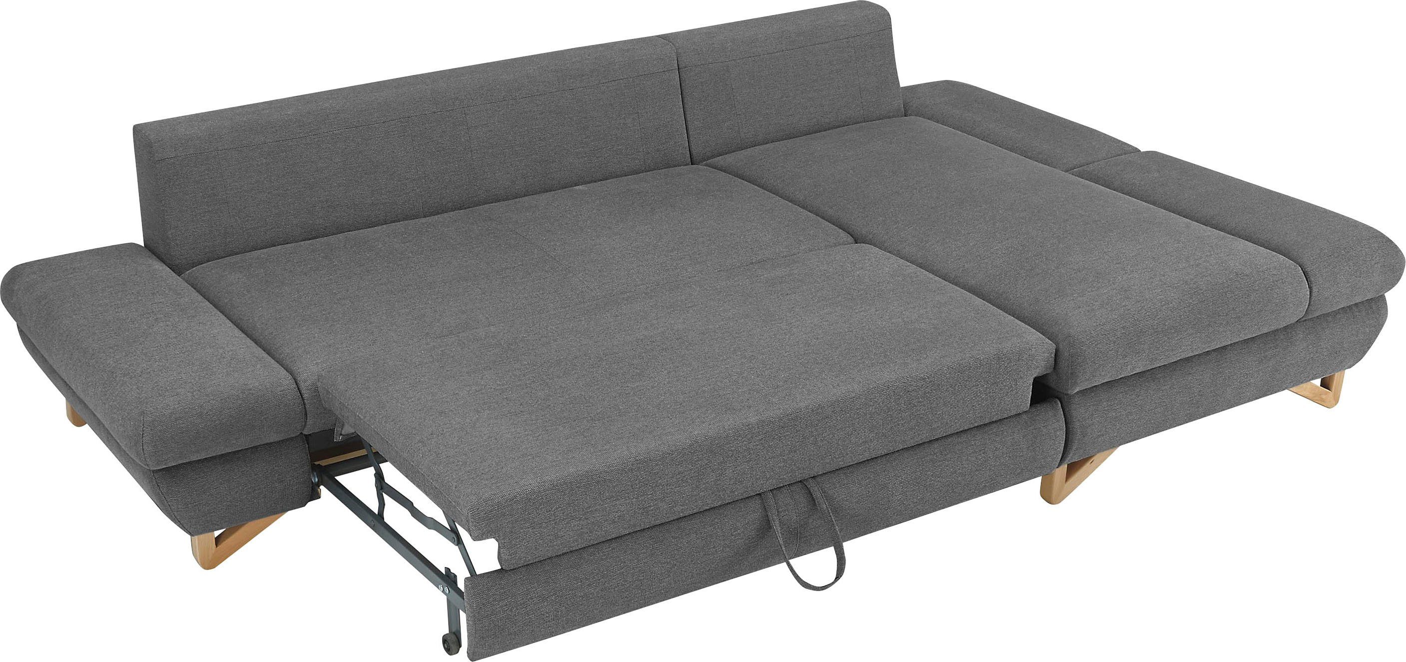 INOSIGN Slaapbank City/Giron comfortabele slaapbank (ligoppervlak 245 x 138 cm) en bedlade