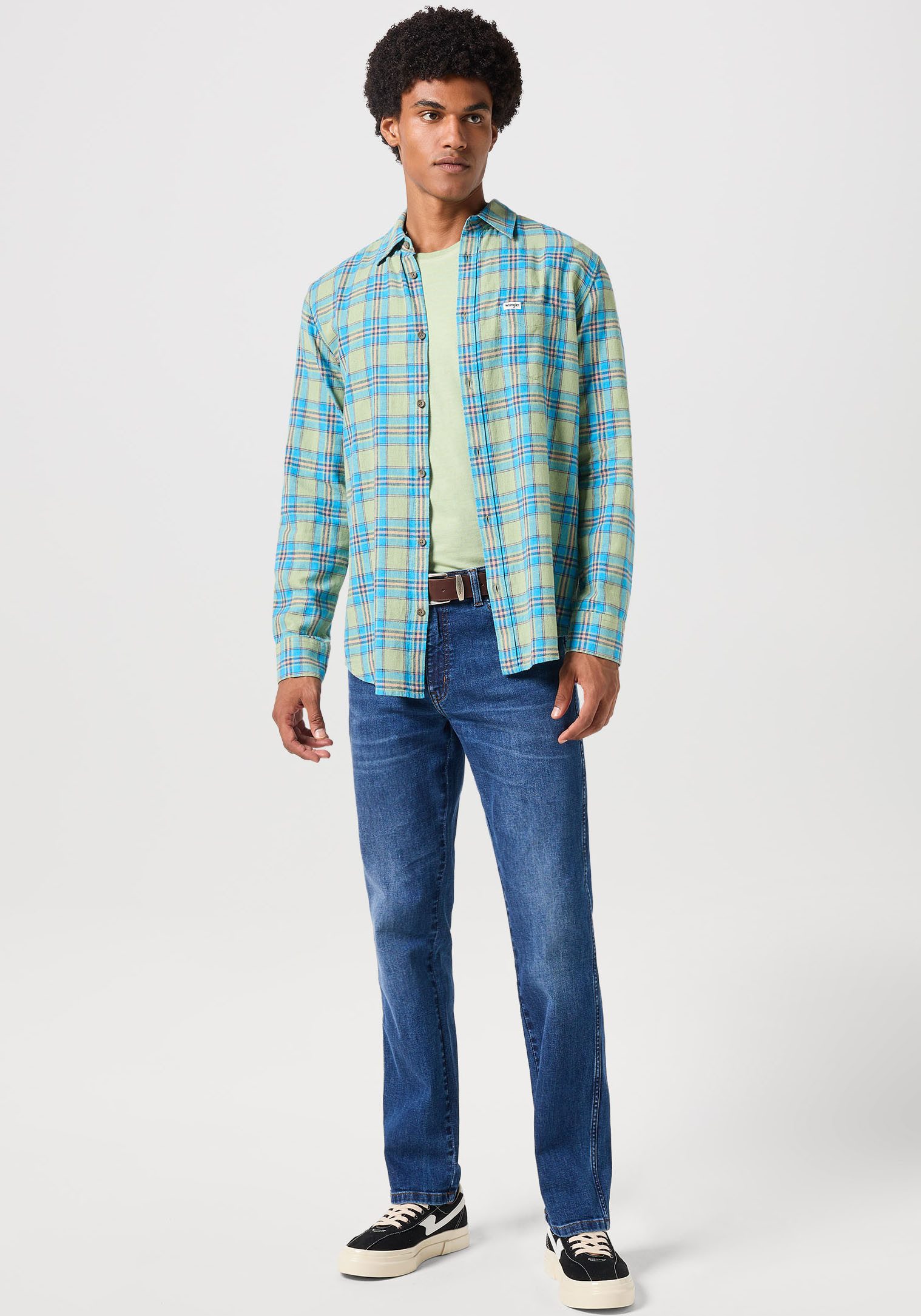 Wrangler Overhemd met lange mouwen