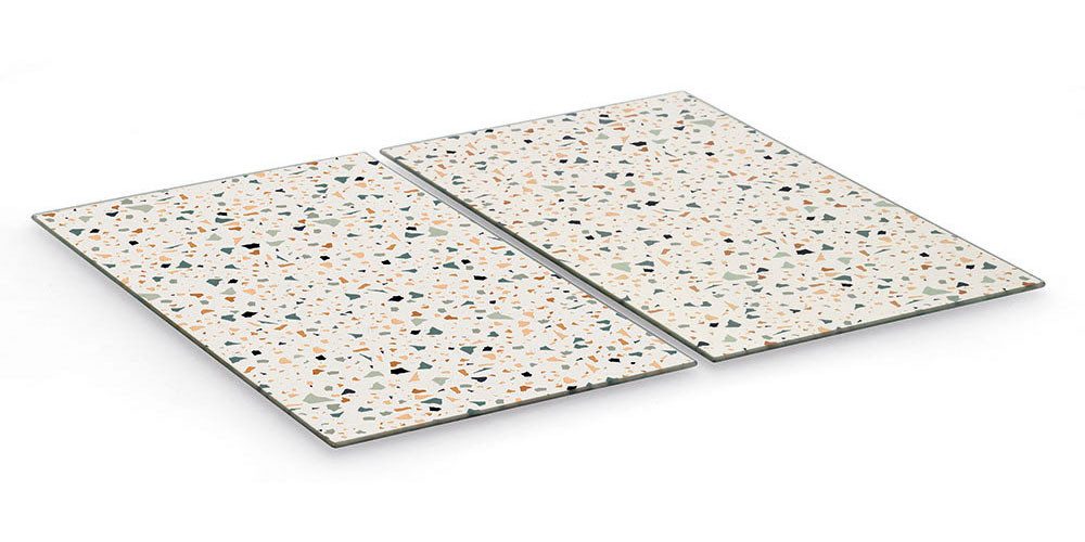 Zeller Present Snijplank Kookplaat-/snijplaten-set "Terrazzo", 2-delig. (2 stuks)