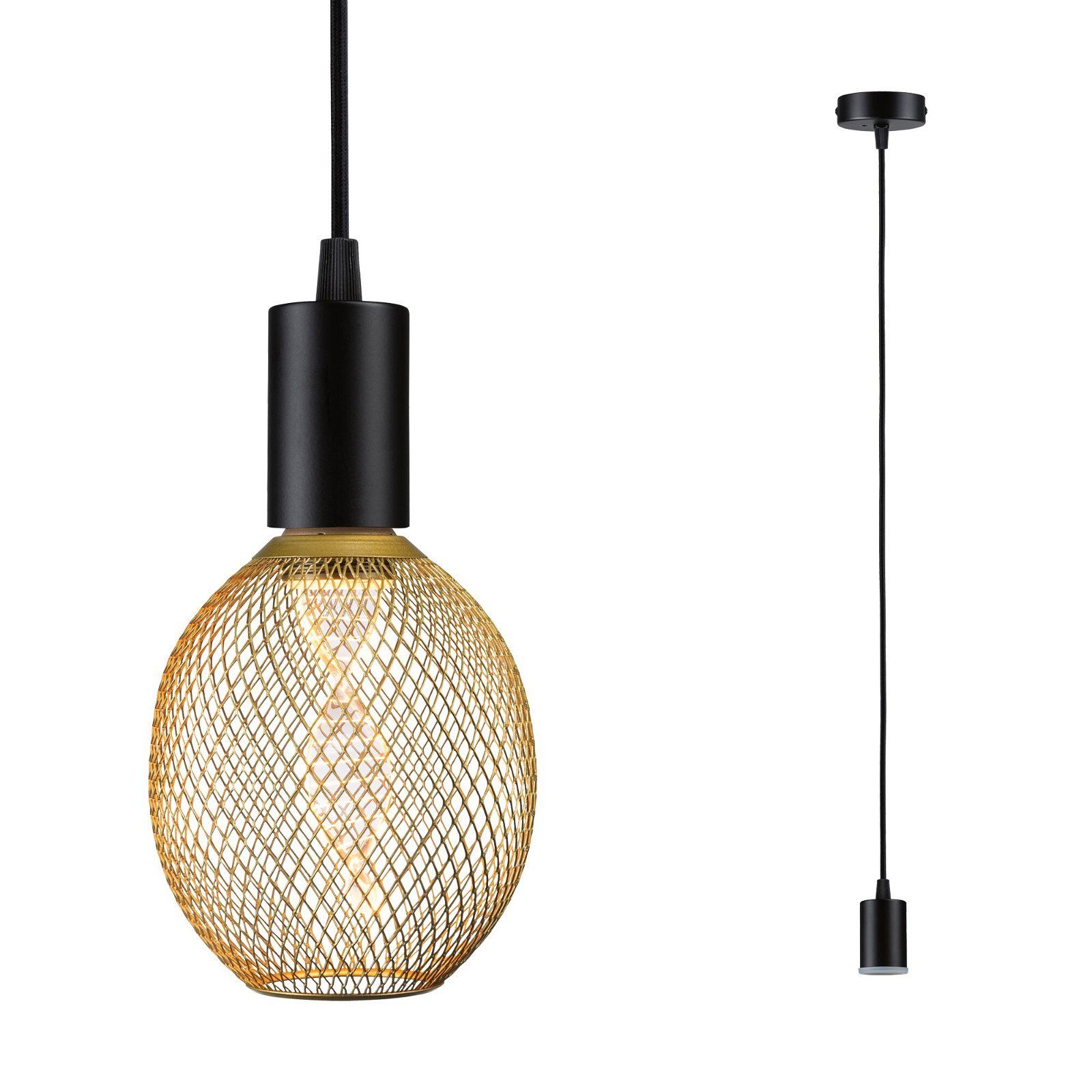Paulmann Hanglamp Ravi IP44 max 1x60W 230V Metaal (1 stuk)