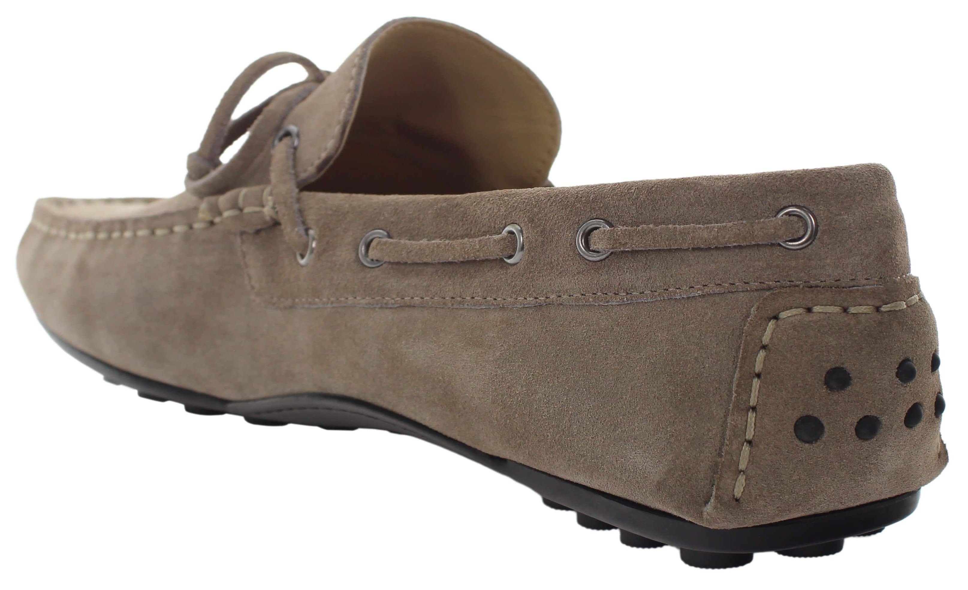 LUMBERJACK Mocassins Slippers, boot schoenen met suède veters