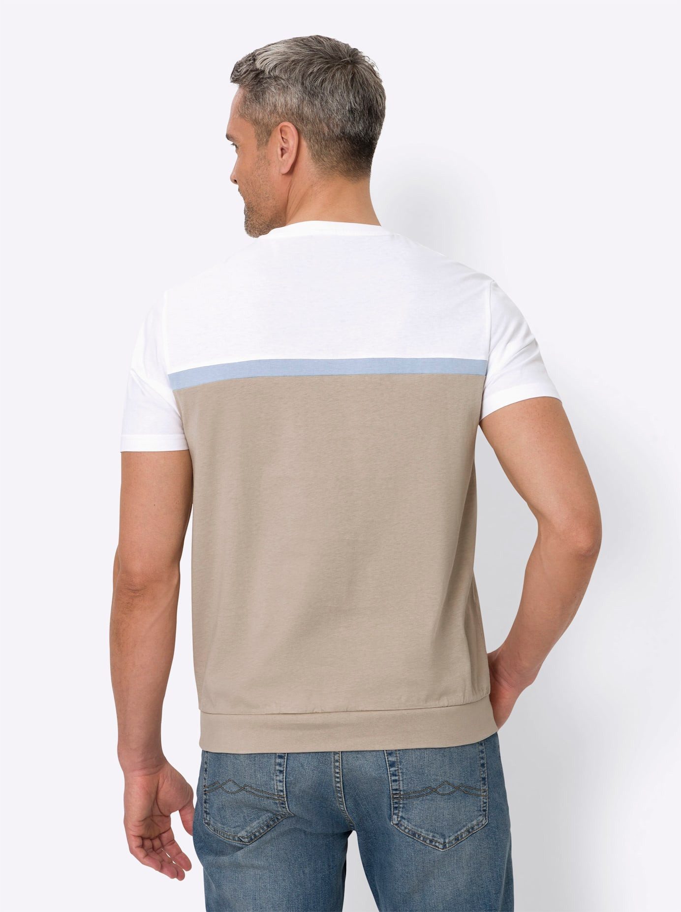 Classic Shirt met ronde hals (1-delig)