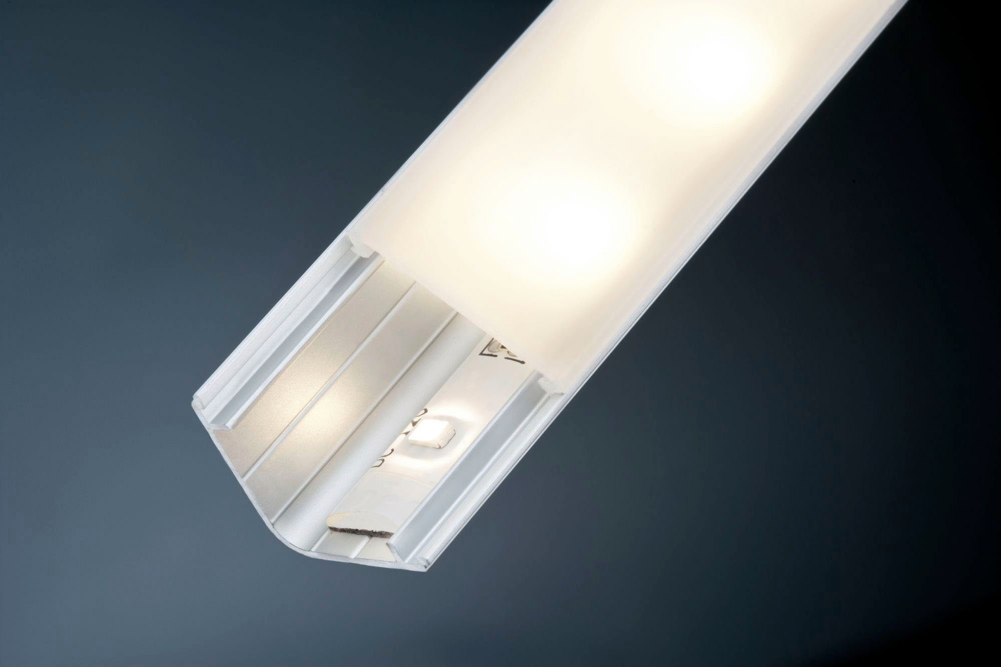 Paulmann Led-strepen Delta profiel met diffuser 1m alu geanodiseerd, satijn, alu/kunststof (1 stuk)
