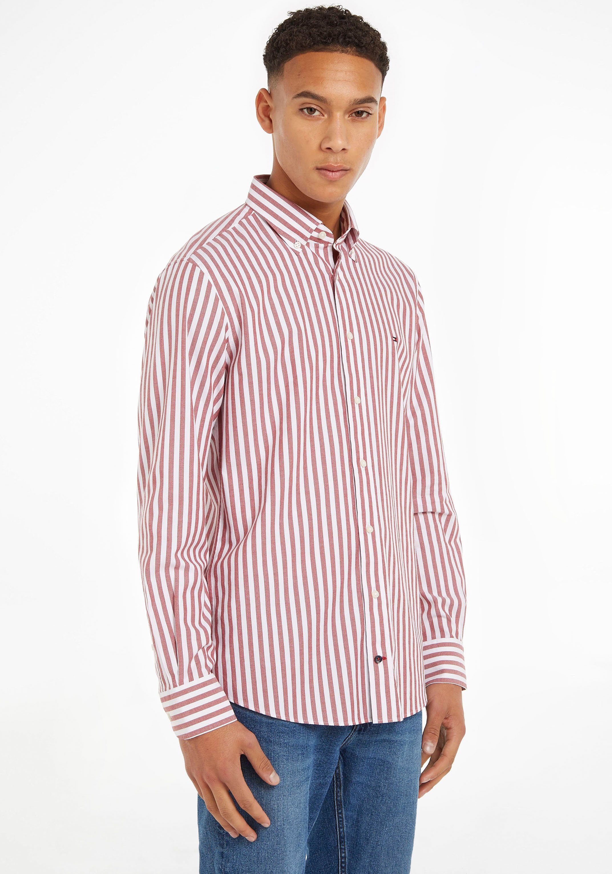 Tommy Hilfiger TAILORED Overhemd met lange mouwen CL-W ROYAL OXF STRIPE RF SHIRT