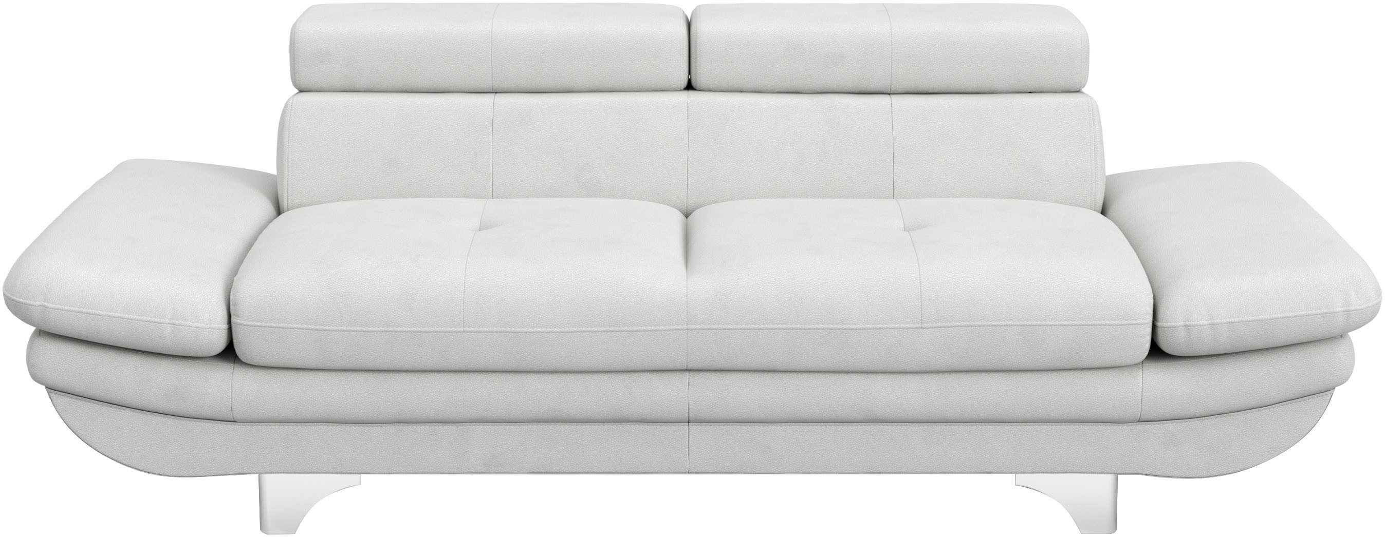 COTTA 2-zitsbank Enterprise Big-sofa, met verstelbare armleuning en rugleuning wit, 2-zitsbanken, 218 cm