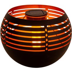 naeve led-tafellamp voor buiten solar-tafellamp vlammeneffect, schuifschakelaar (1 stuk) zwart