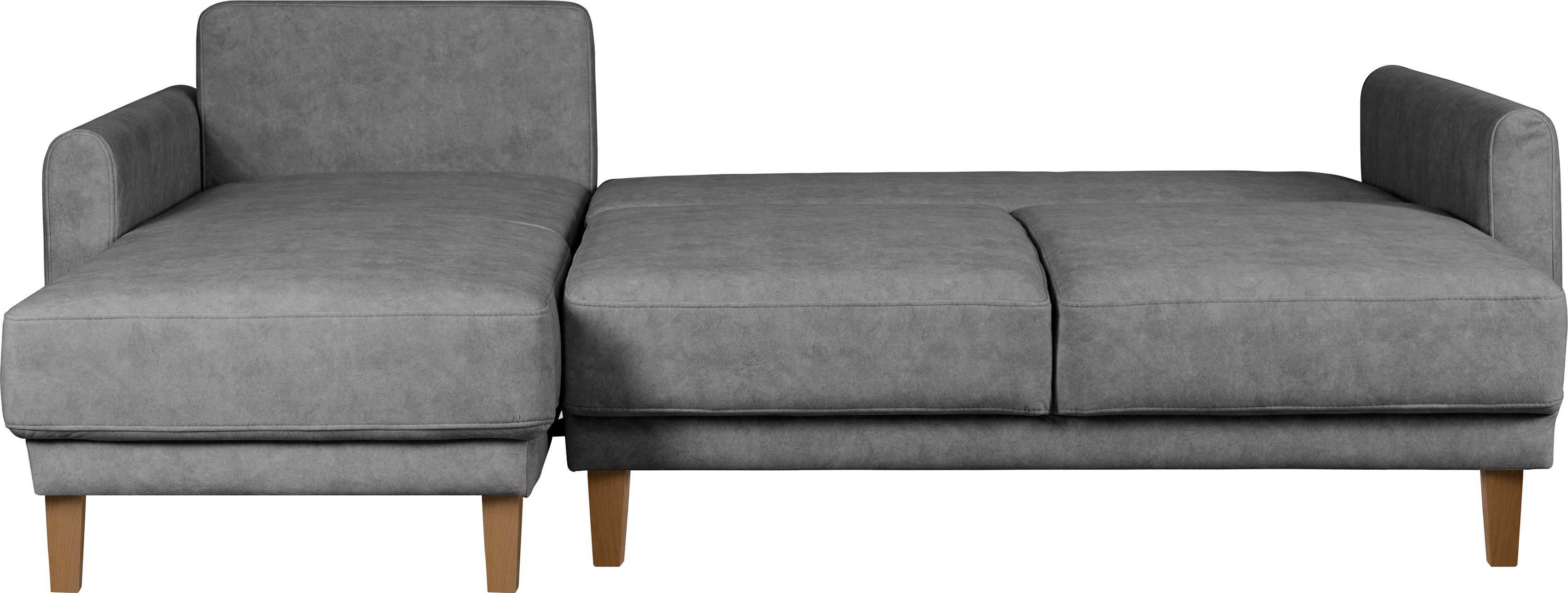 Home affaire Hoekbank TRIPLO optionele slaapbank met bedlade, afmetingen B/D/H: 234/164/89 cm