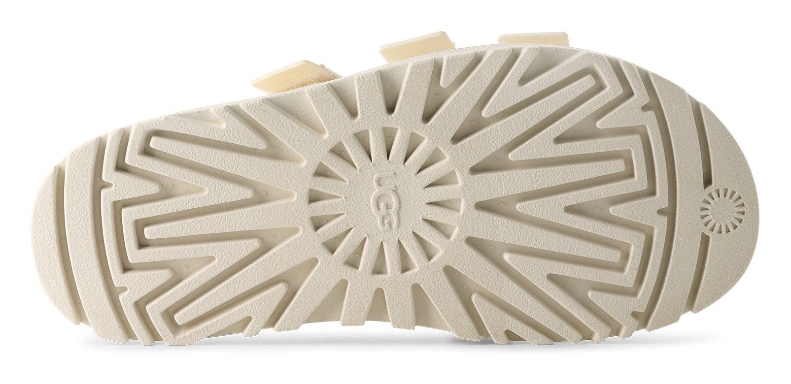 UGG Slippers GOLDENGLOW SLIDE , plateauschoen, sandaal, flats met voetbed