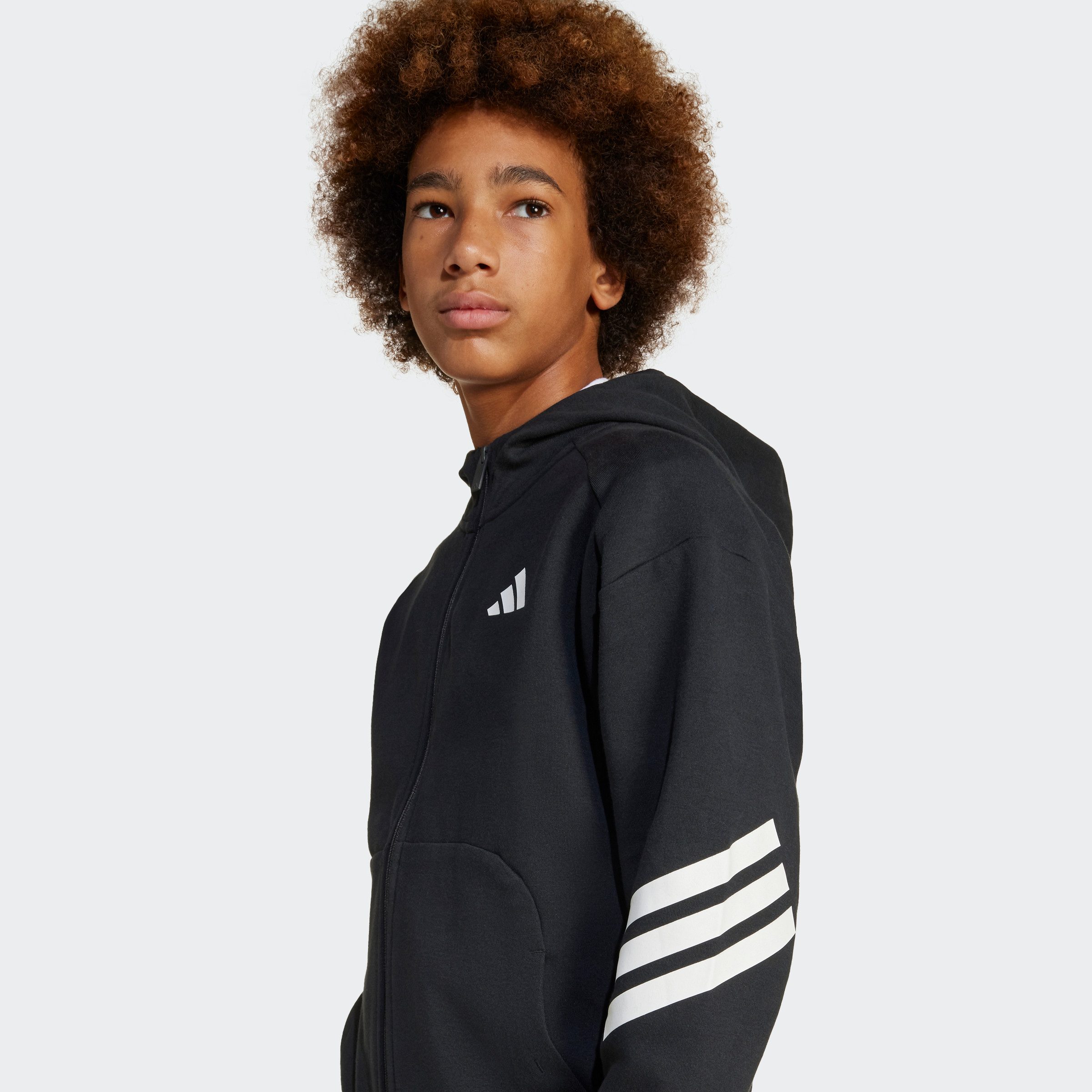 adidas Sportswear Hoodie J FI 3S FZ HD