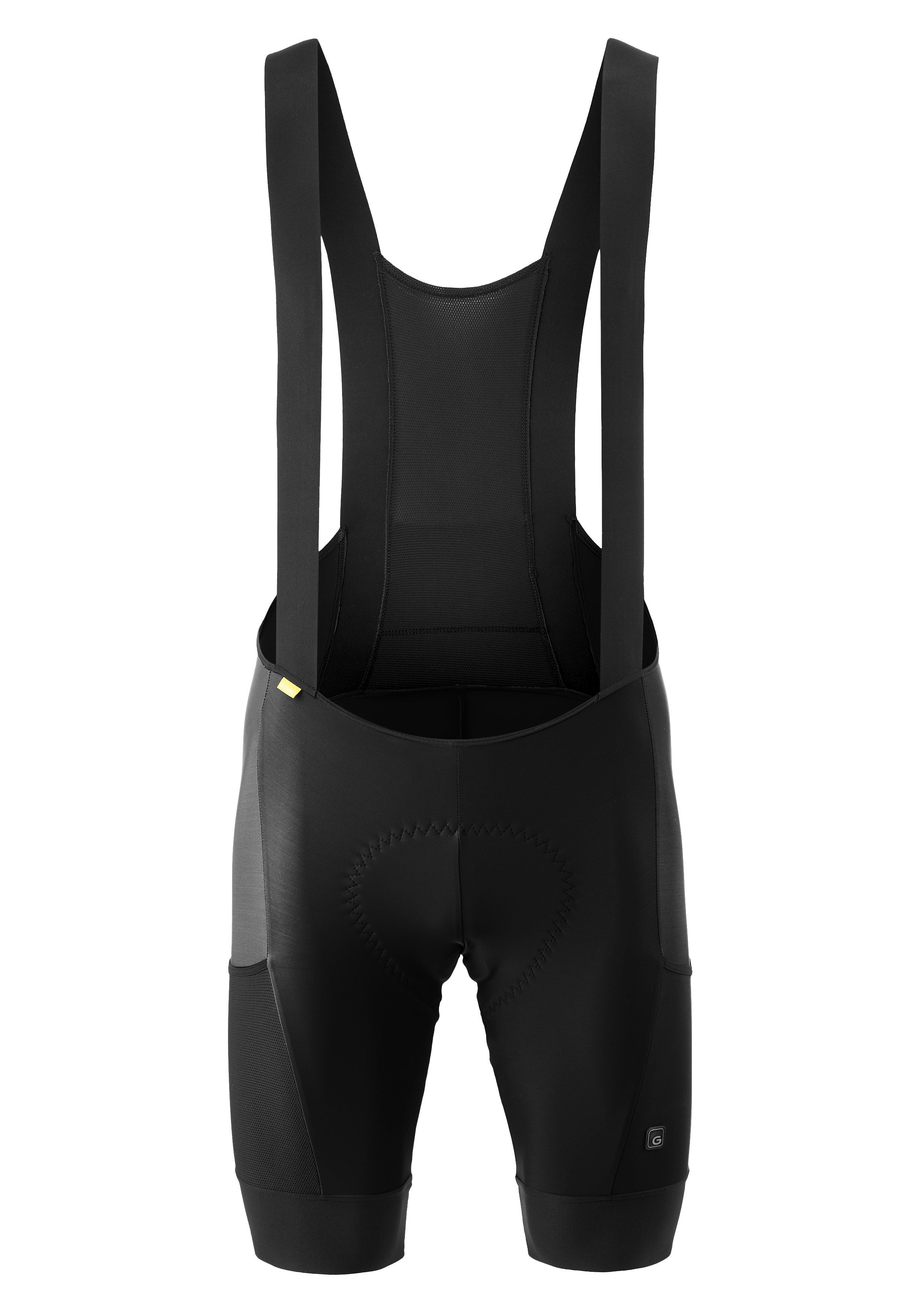 Gonso Fietsbroek Ride Miles Bib Cargo M Heren gravel-fietspants met zitkussen en banden, fietspants tight fit heren broeken maat XXL zwart