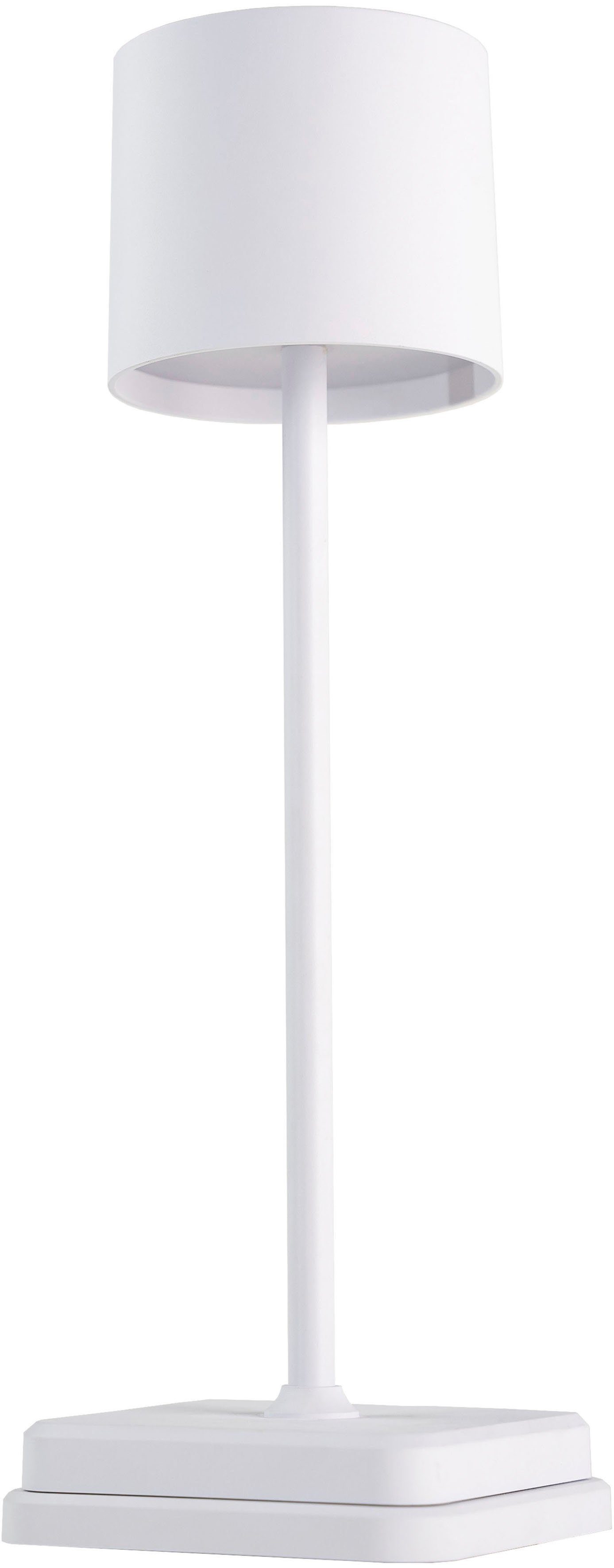 my home Led-tafellamp Lenn mobiele-accu-tafellamp CCT-kleurtemperatuurregeling aanraakfunctie IP54 traploos dimbaar (1 stuk)