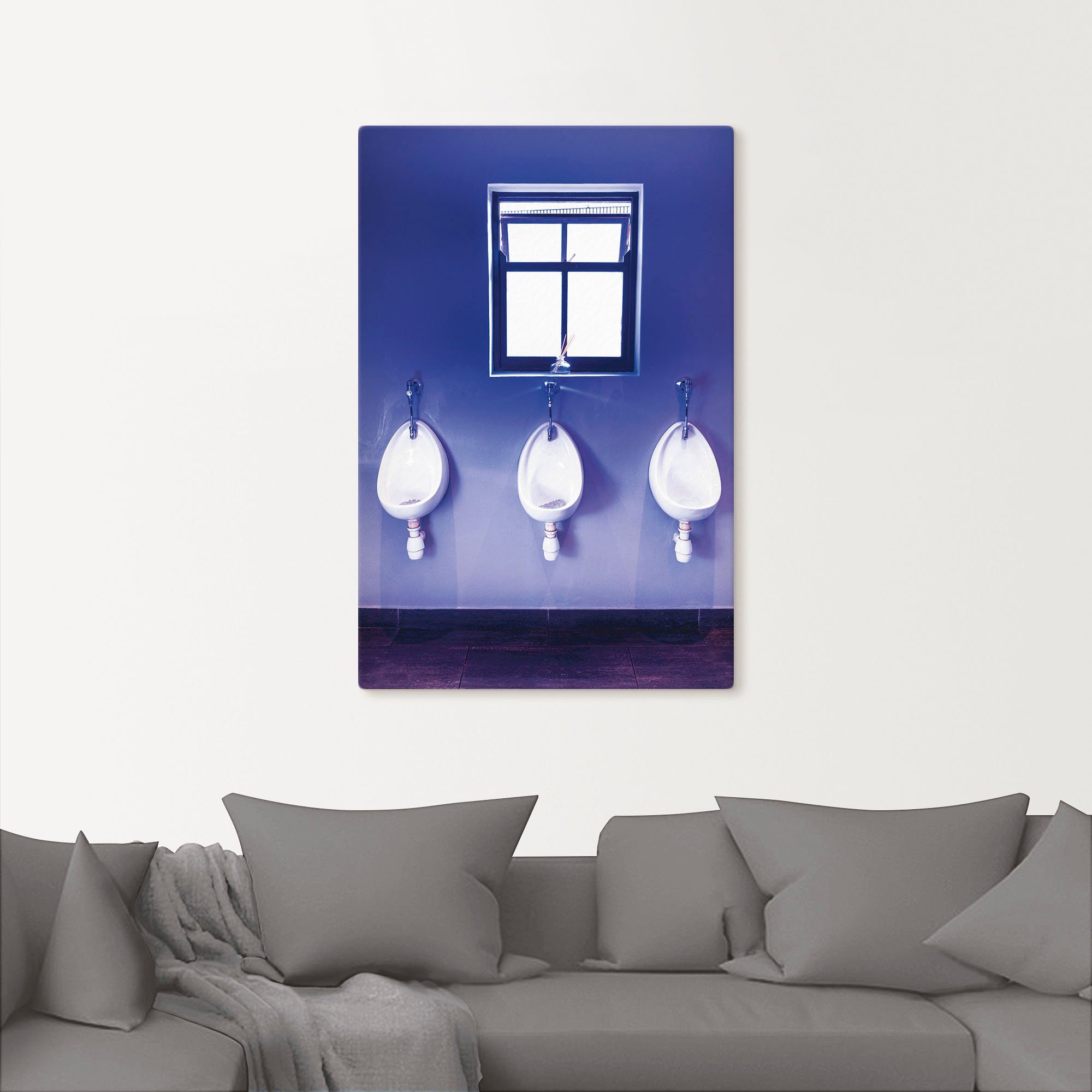 Artland Poster Toilet als artprint van aluminium, artprint op linnen, muursticker of poster in verschillende maten