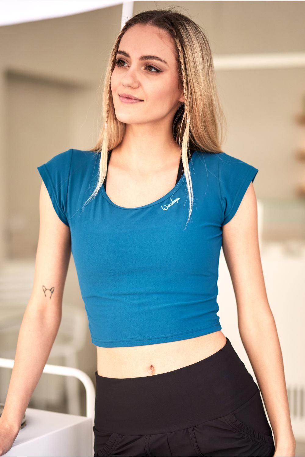 Winshape Crop-top AET137LS Functioneel licht en zacht cropped