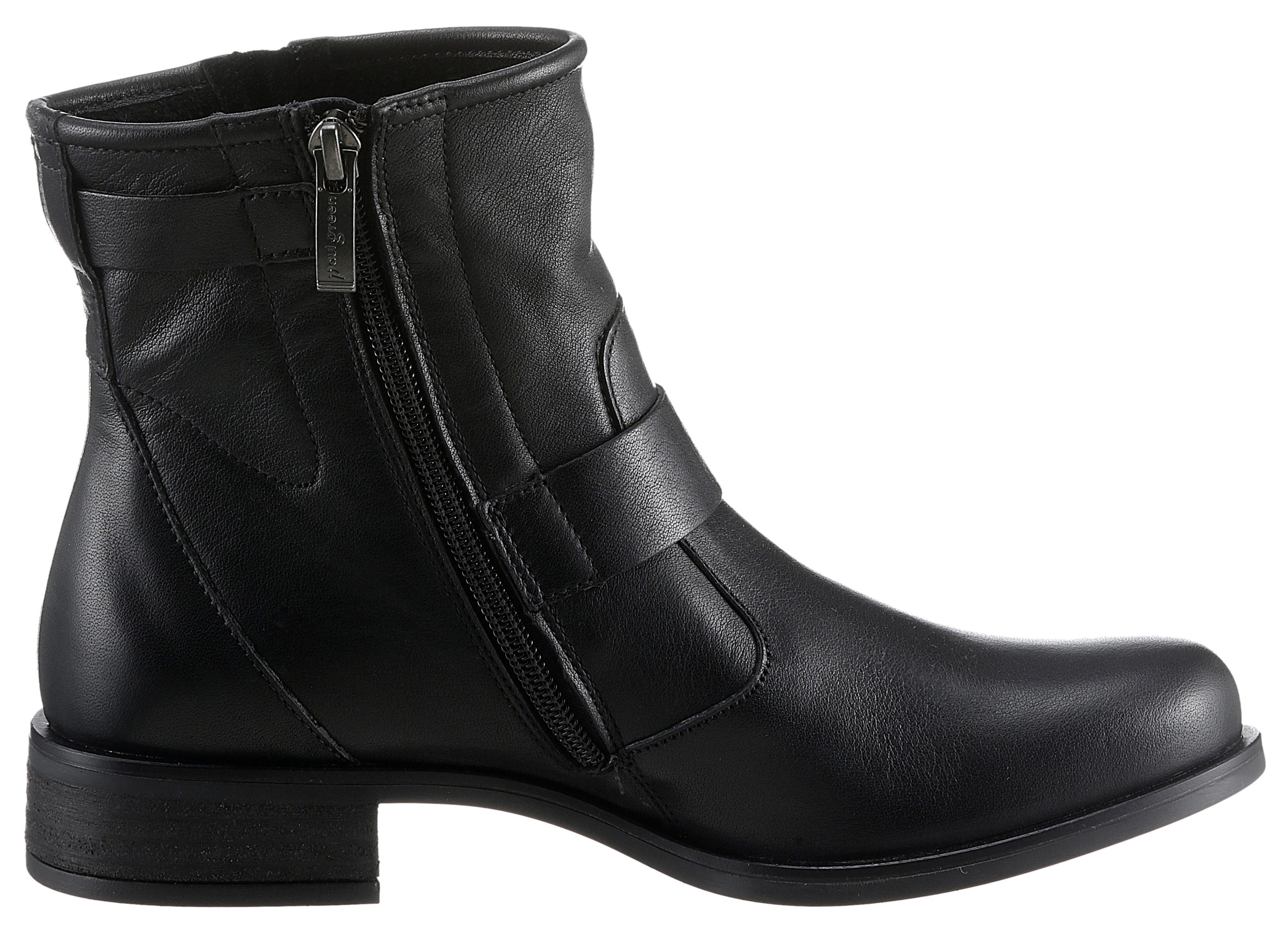 Paul Green Laarsjes bikerboots met praktische binnenrits