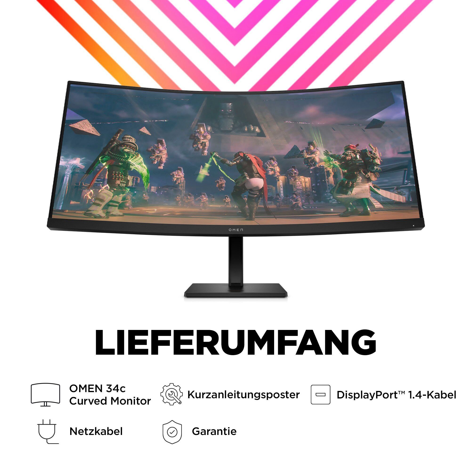 HP Curved-gaming-monitor OMEN 34c | 34 WQHD online 86,4 \