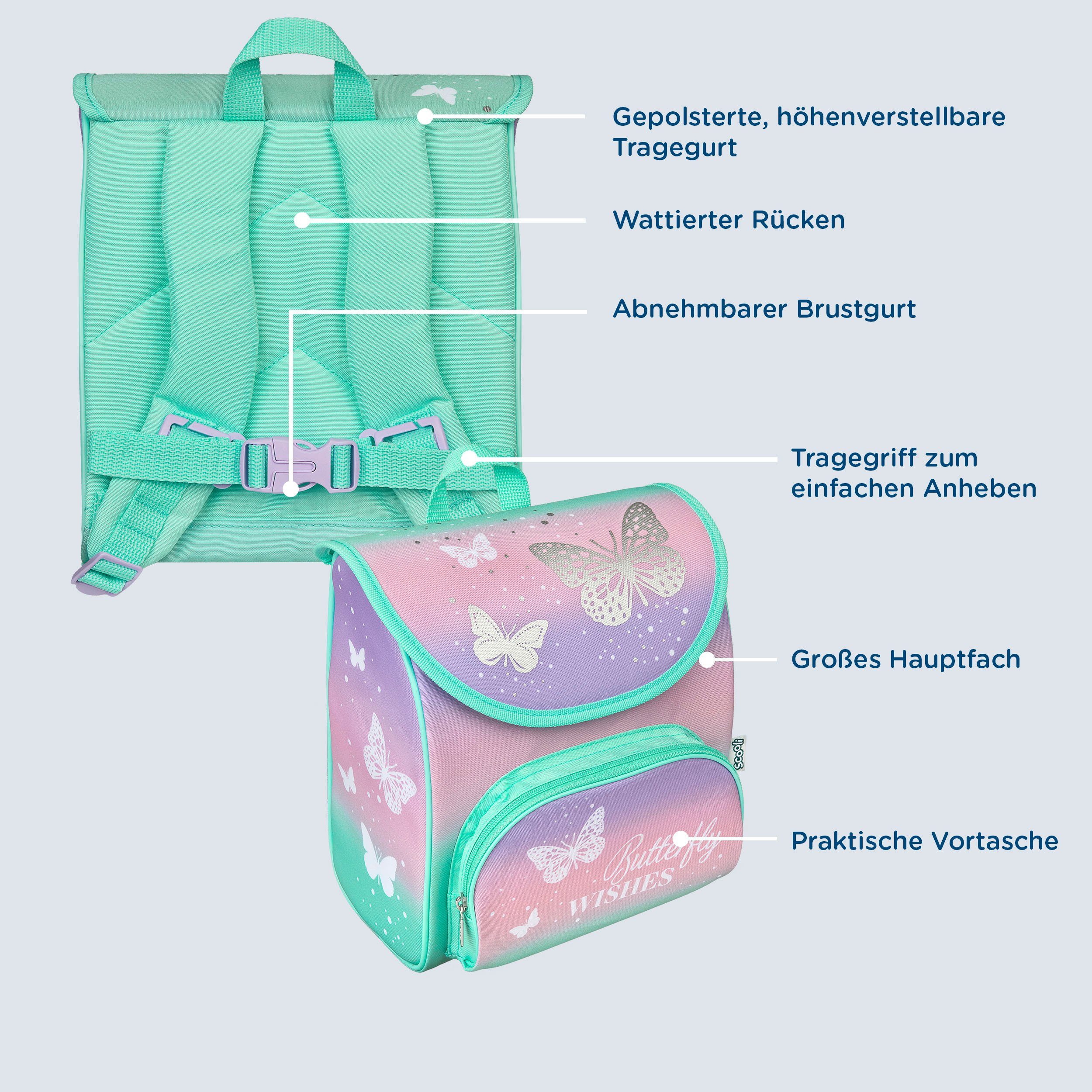 Scooli Schooltas voor kleuters Cutie, Butterfly Wishes
