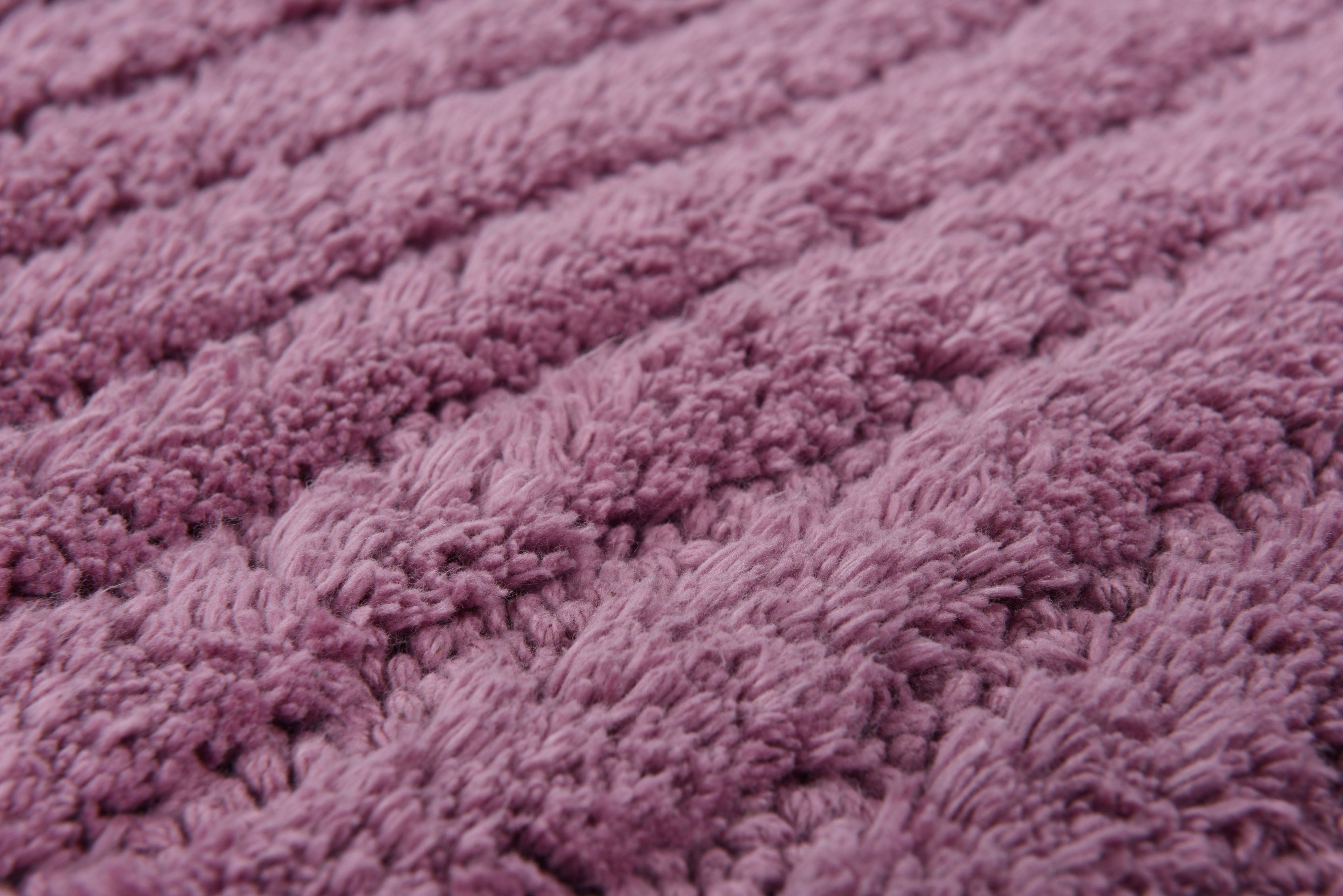 TOM TAILOR HOME Badmat Cotton Stripes Unikleurig, gestreept, puur katoen, reliëfeffect (1 stuk)