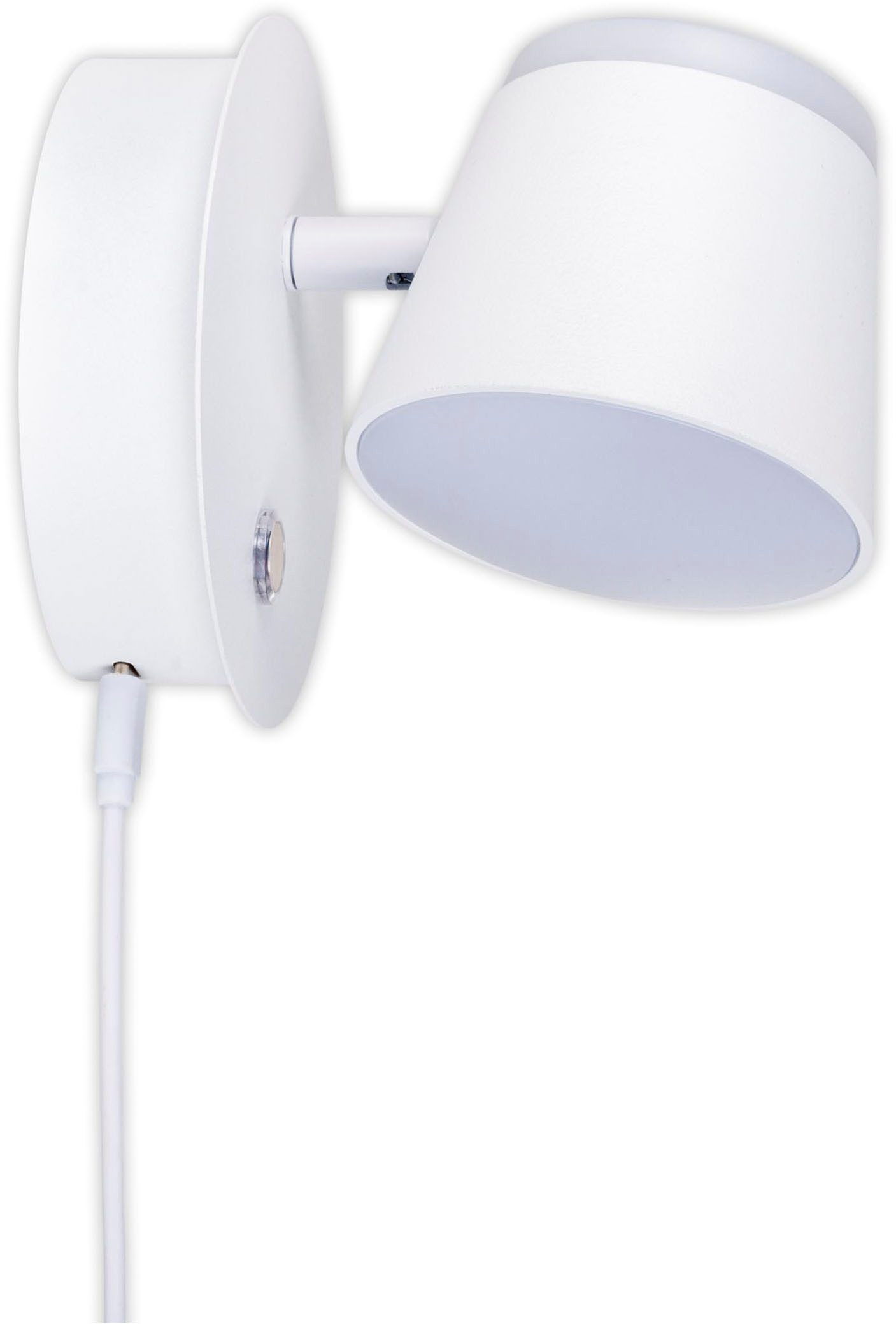 näve Led-wandlamp Tondo magnetisch, batterij opladen via usb-c kabel, dimbaar per touch, geheugen (1 stuk)