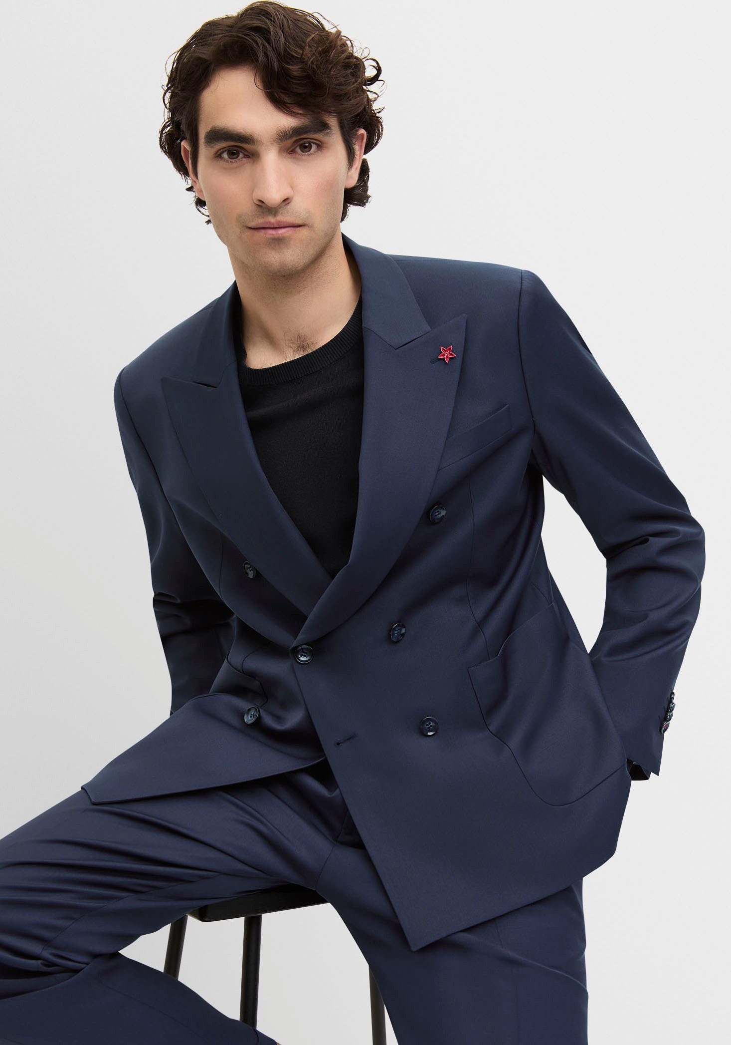 Cinque Pantalon CISAND met bandplooien