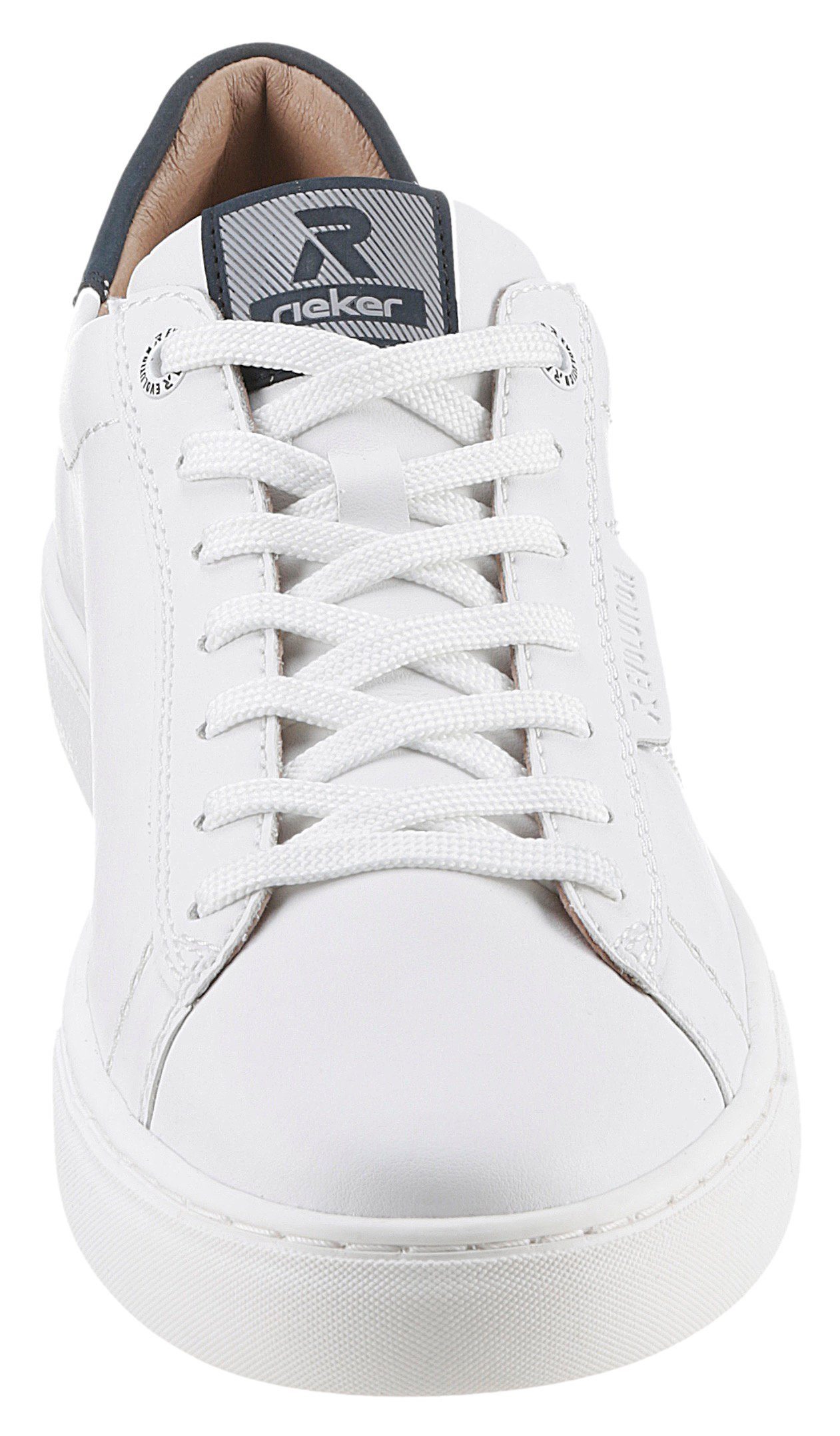 RIEKER Sport Sneakers met leren binnenvoering, vrijetijdsschoen, lage schoen, veterschoen