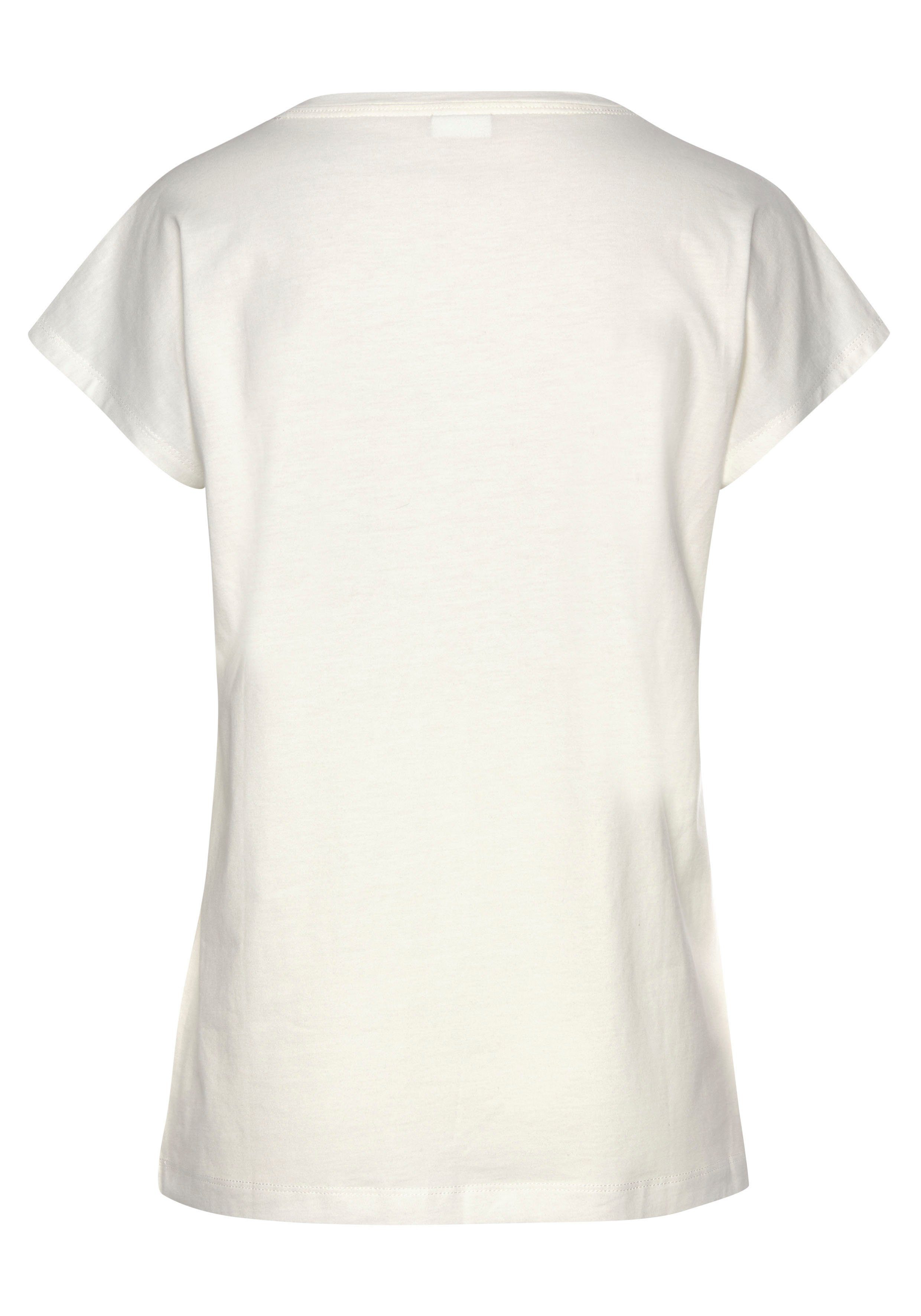 Lascana Pyjama top in effen kleuren
