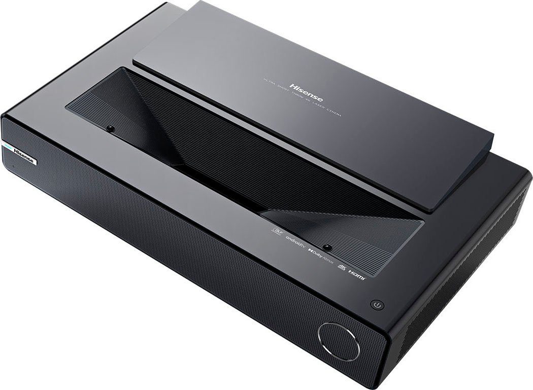 Hisense Laser-tv PX1-Pro 90-130 inch Trichroma laserprojector, 4K Ultra HD, 4k laser cinema, rgb lasertechnologie, android q - zonder scherm