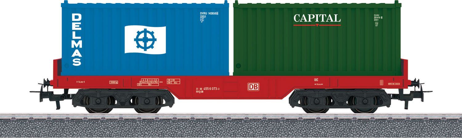 Märklin Goederenwagon Märklin start up, Containerwagen DB AG