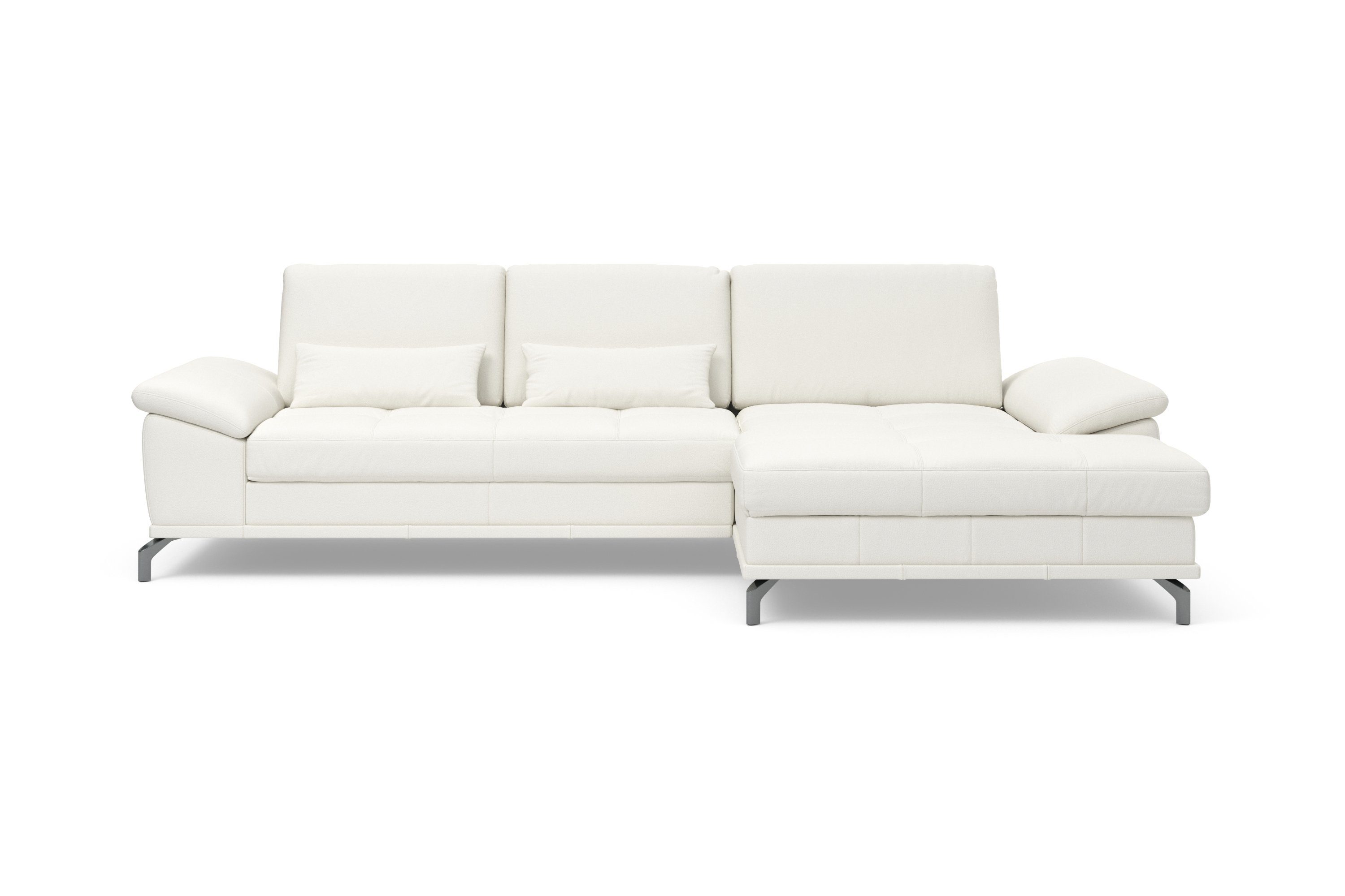 Places of Style Hoekbank Costello L-vorm, met zitdiepteverstelling, armleuningverstelling en