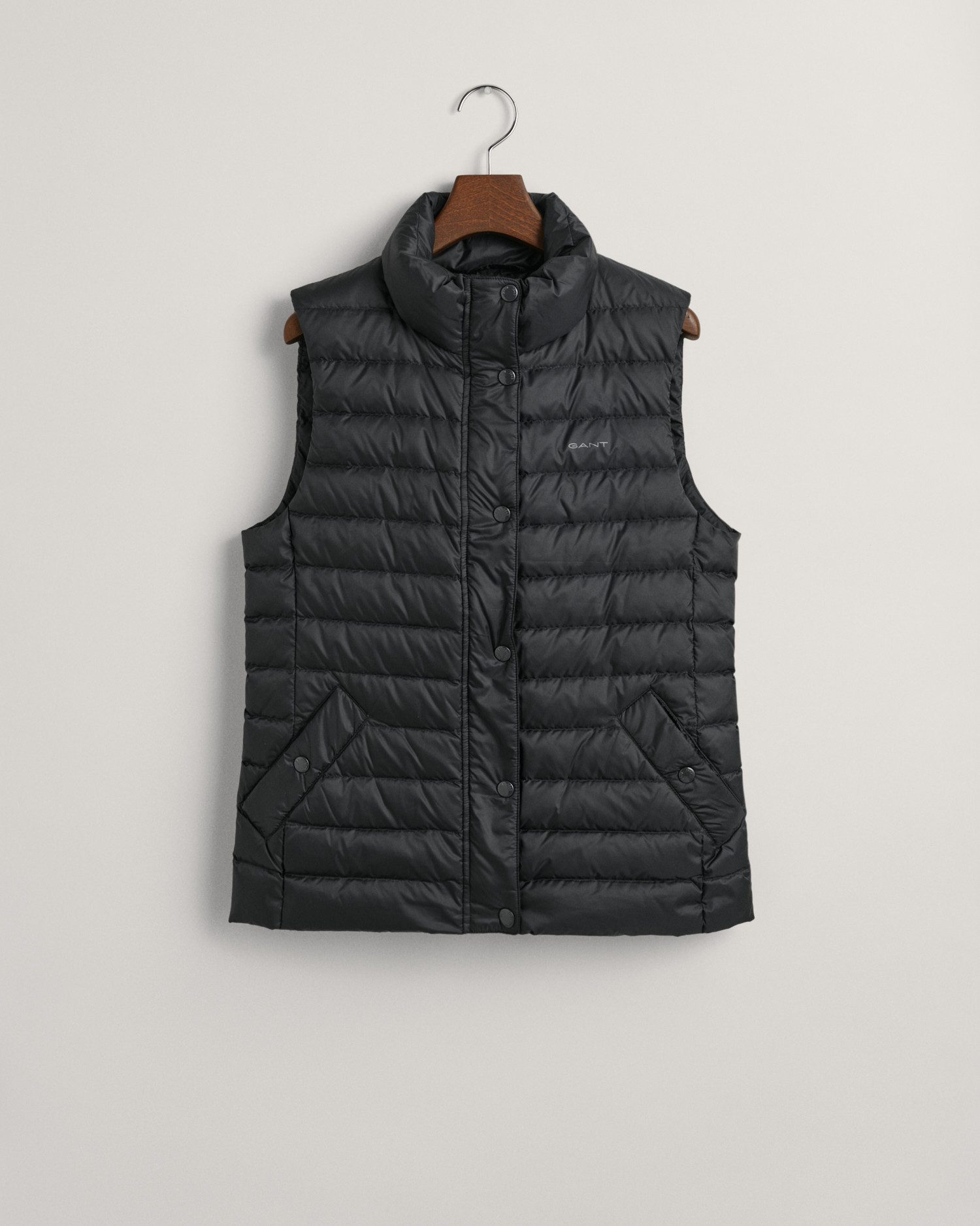 Gant Bodywarmer LIGHT DOWN VEST met logoprint op borsthoogte