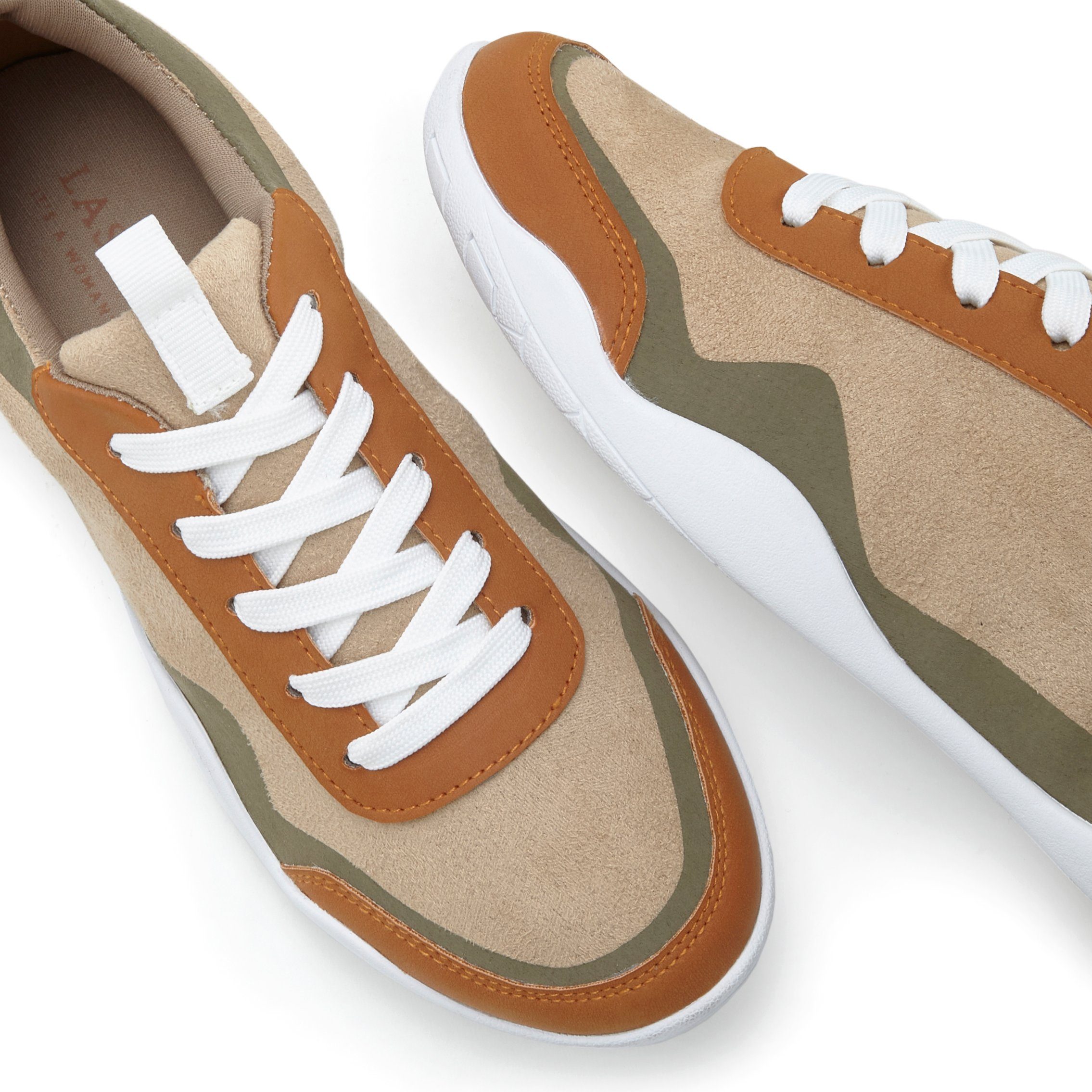 Lascana Sneakers superlicht, ultradunne zool, veterschoen, vrijetijdsschoen vegan