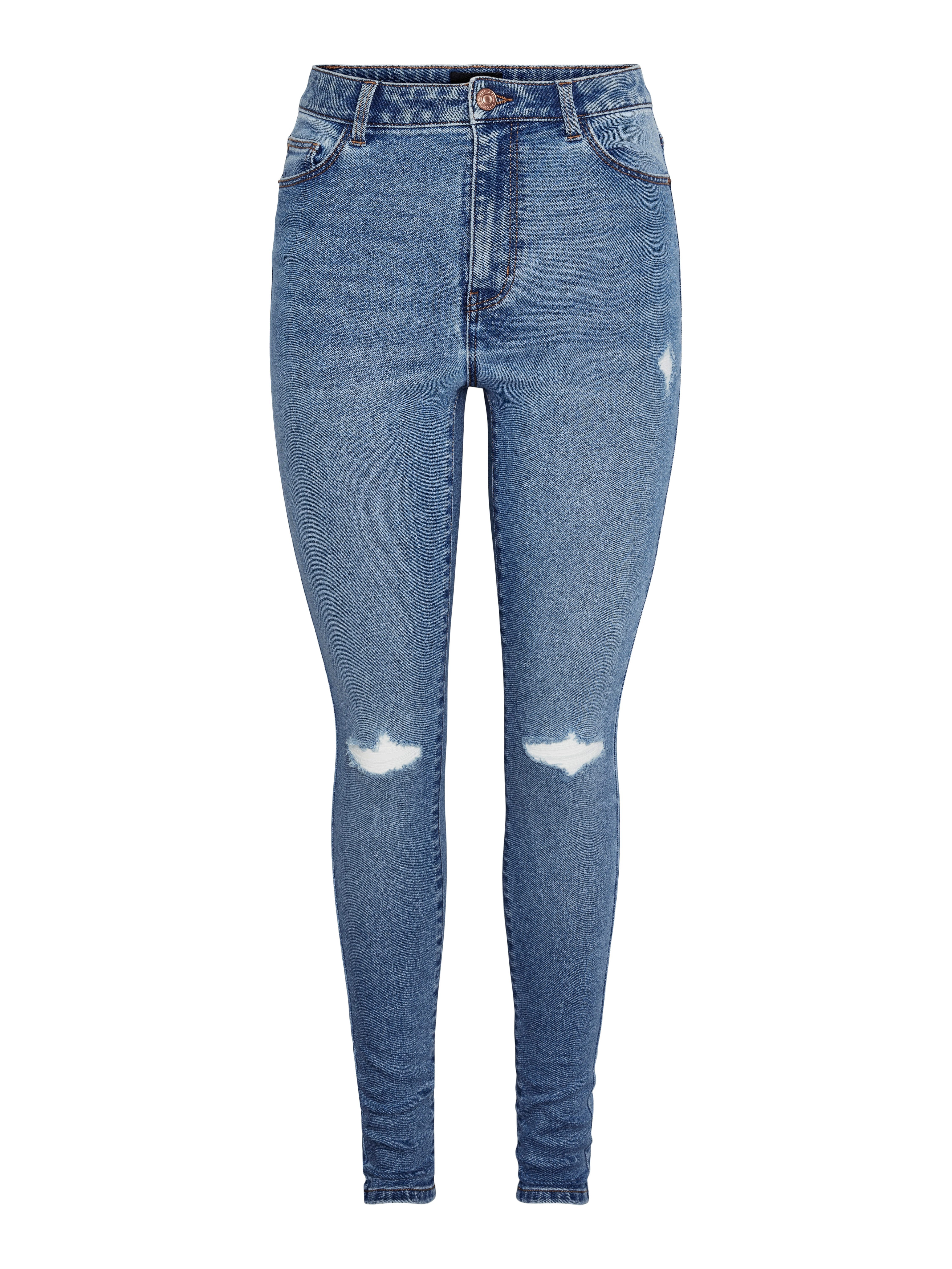 pieces Skinny fit jeans PCDANA HW DEST SKINNY JNS MB402 NOOS BC