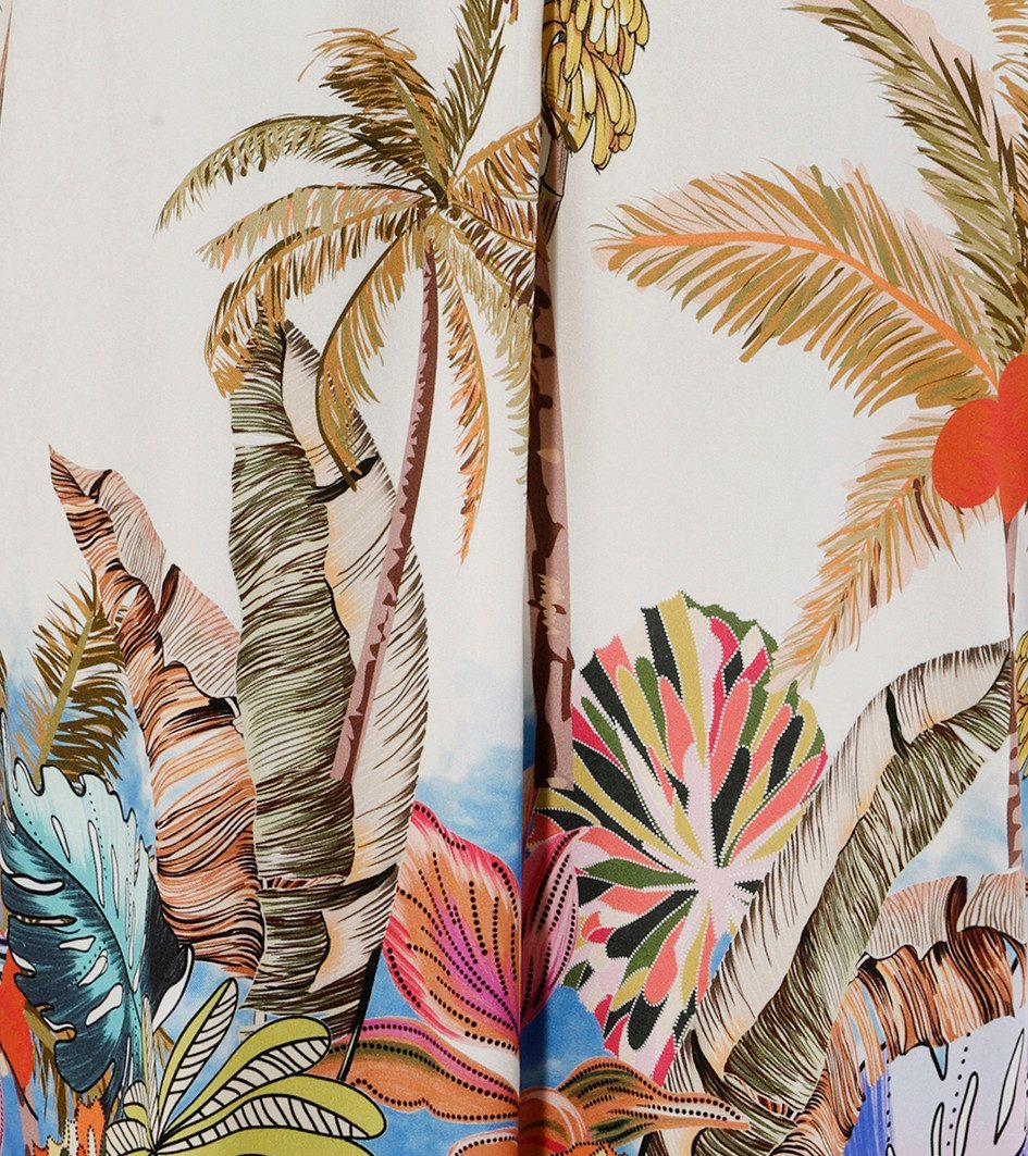 Aniston PLUS Blousejurk met kleurrijke, grootschalige palmprint - nieuwe collectie