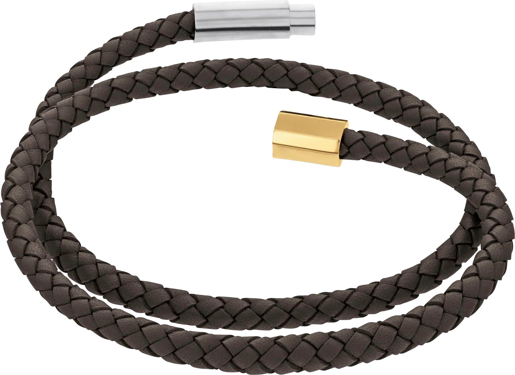 Calvin Klein Armband INDUSTRIAL FACETS, 35100042, 35100043, 35100044 heren armbanden bruin