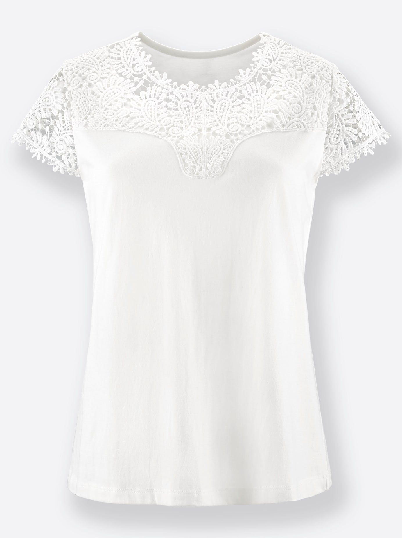 Lady Kanten Shirt (1-delig)