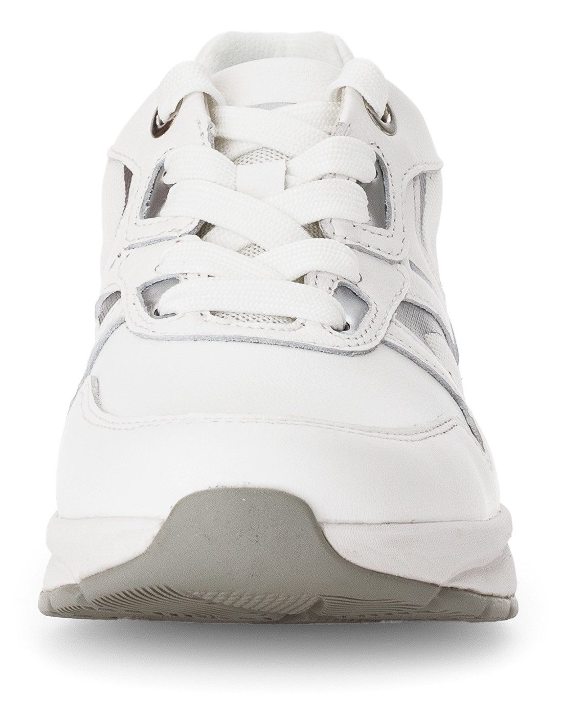 Gabor Rollingsoft Sneakers met sleehak vrijetijdsschoen, lage schoen, veterschoen met uitneembaar voetbed