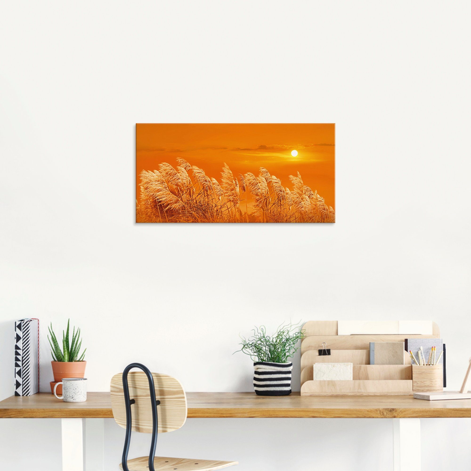 Artland Print op glas In de wind in verschillende maten