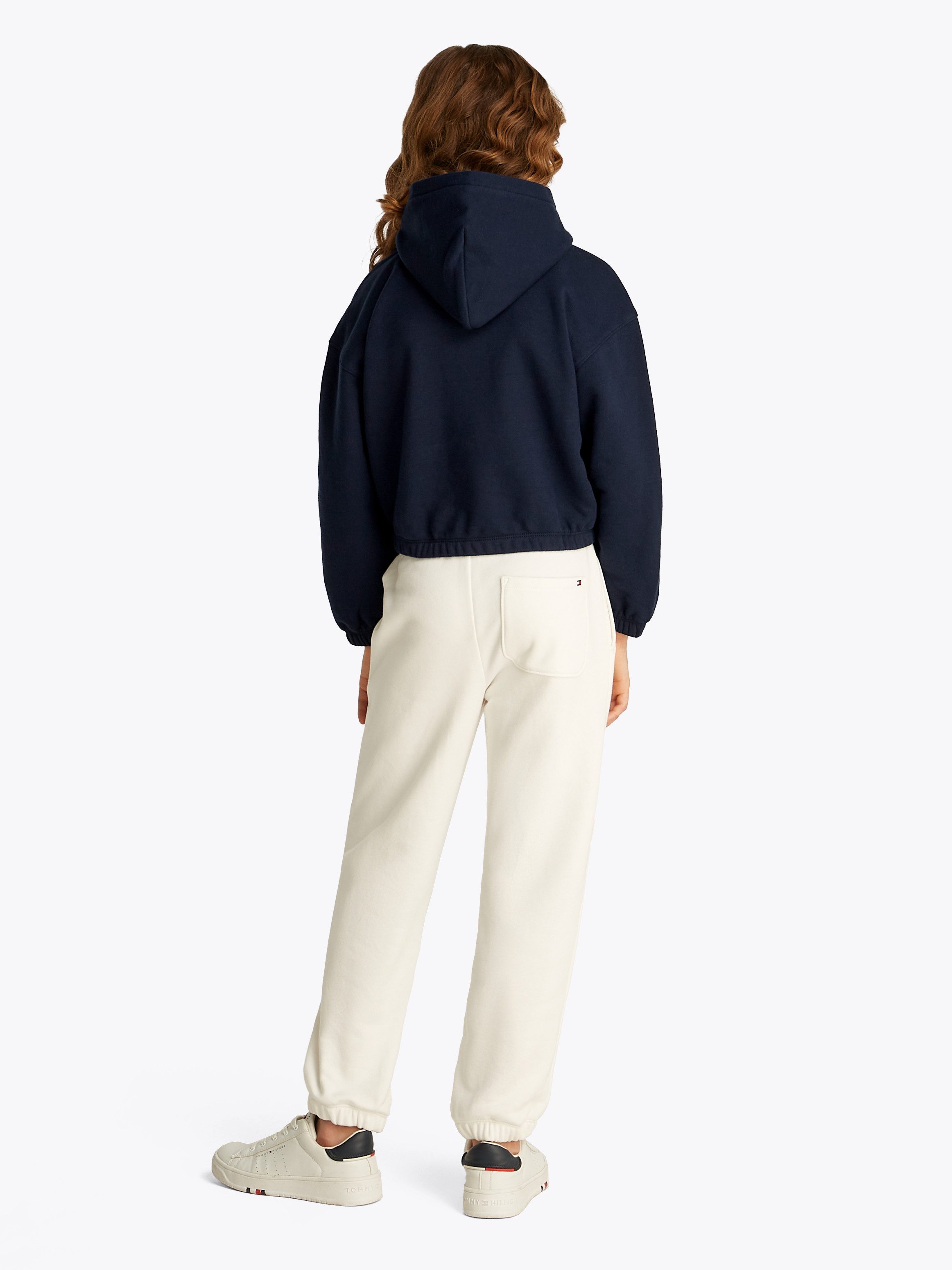 Tommy Hilfiger Hoodie HILFIGER SEQUIN FLAG HOODIE met pailletten, met logo-borduursels