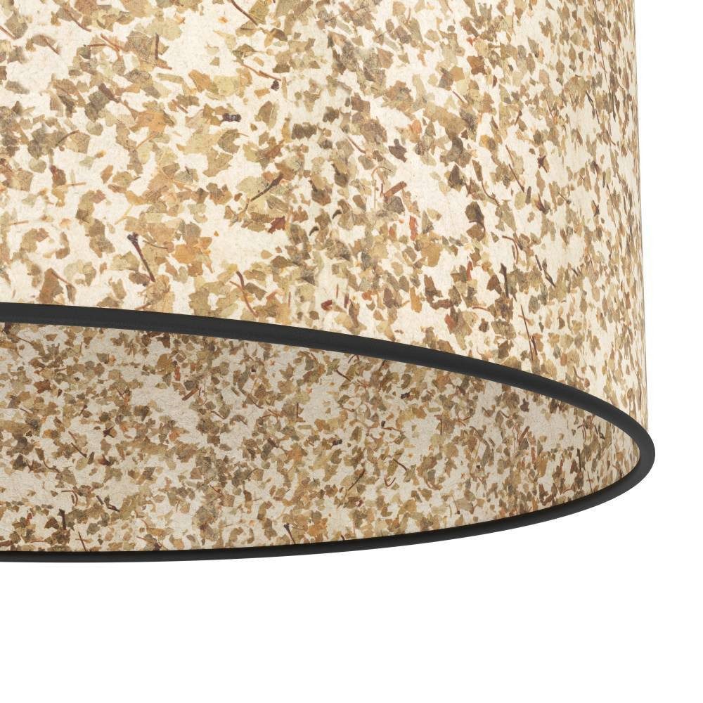 EGLO Hanglamp BUTTERBURN Hanglamp, eetkamerlamp, textiel met berkenbladeren, hanglamp (1 stuk)