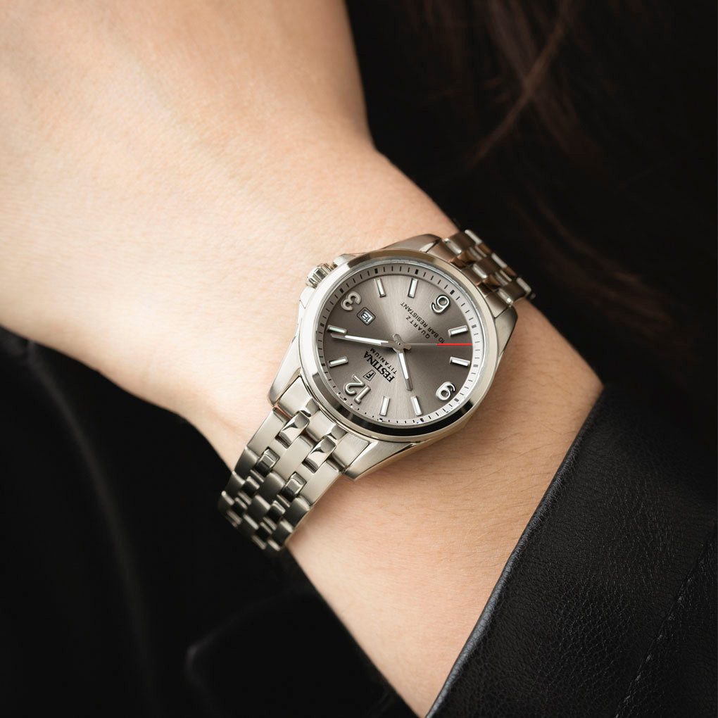 Festina Kwartshorloge Calendario Titanium Horloge, dameshorloge, analoog, dag