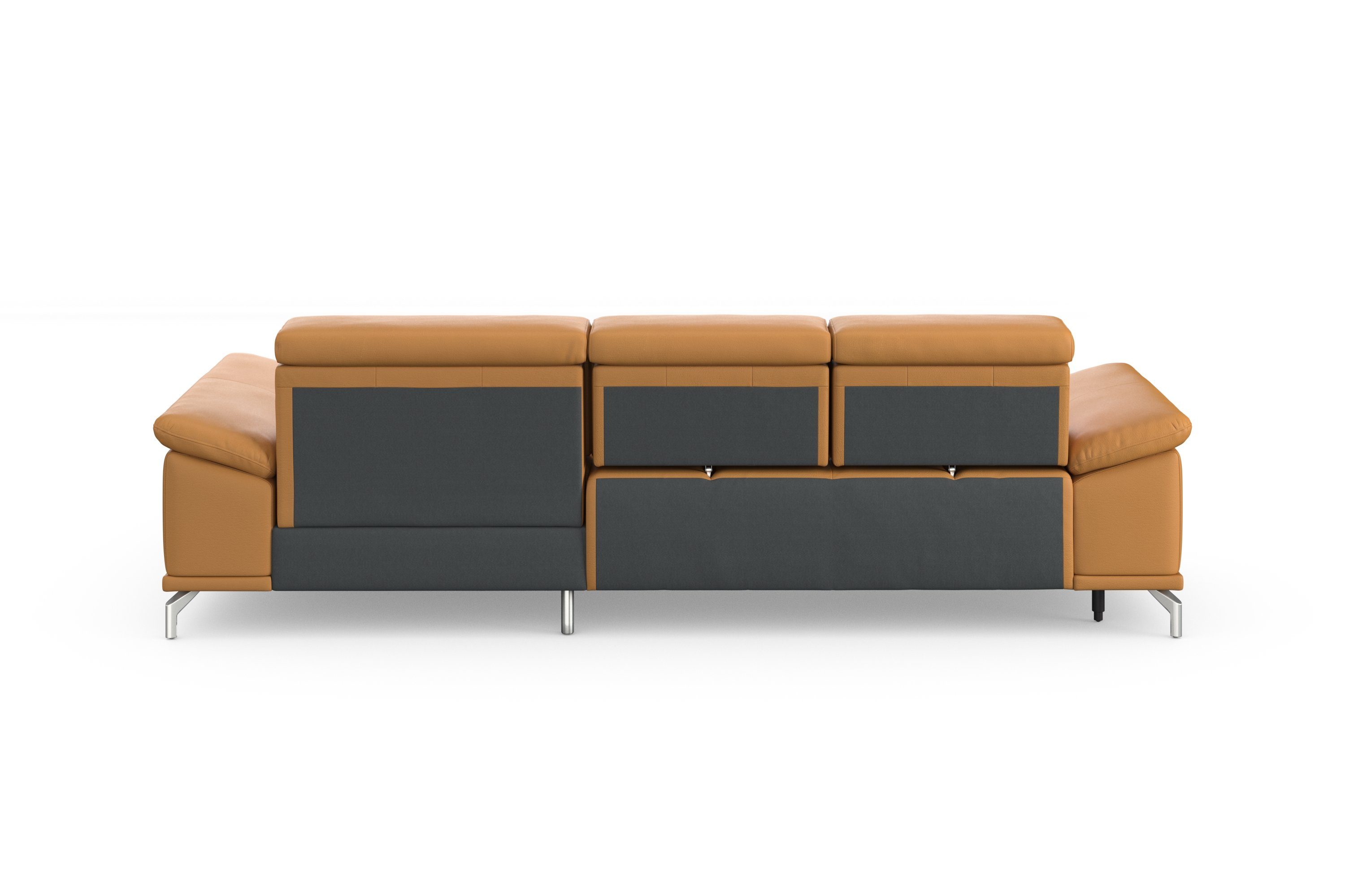 sit&more Hoekbank Cabrio L-vorm, met zitdiepteverstelling, arm- en hoofdsteunverstelling