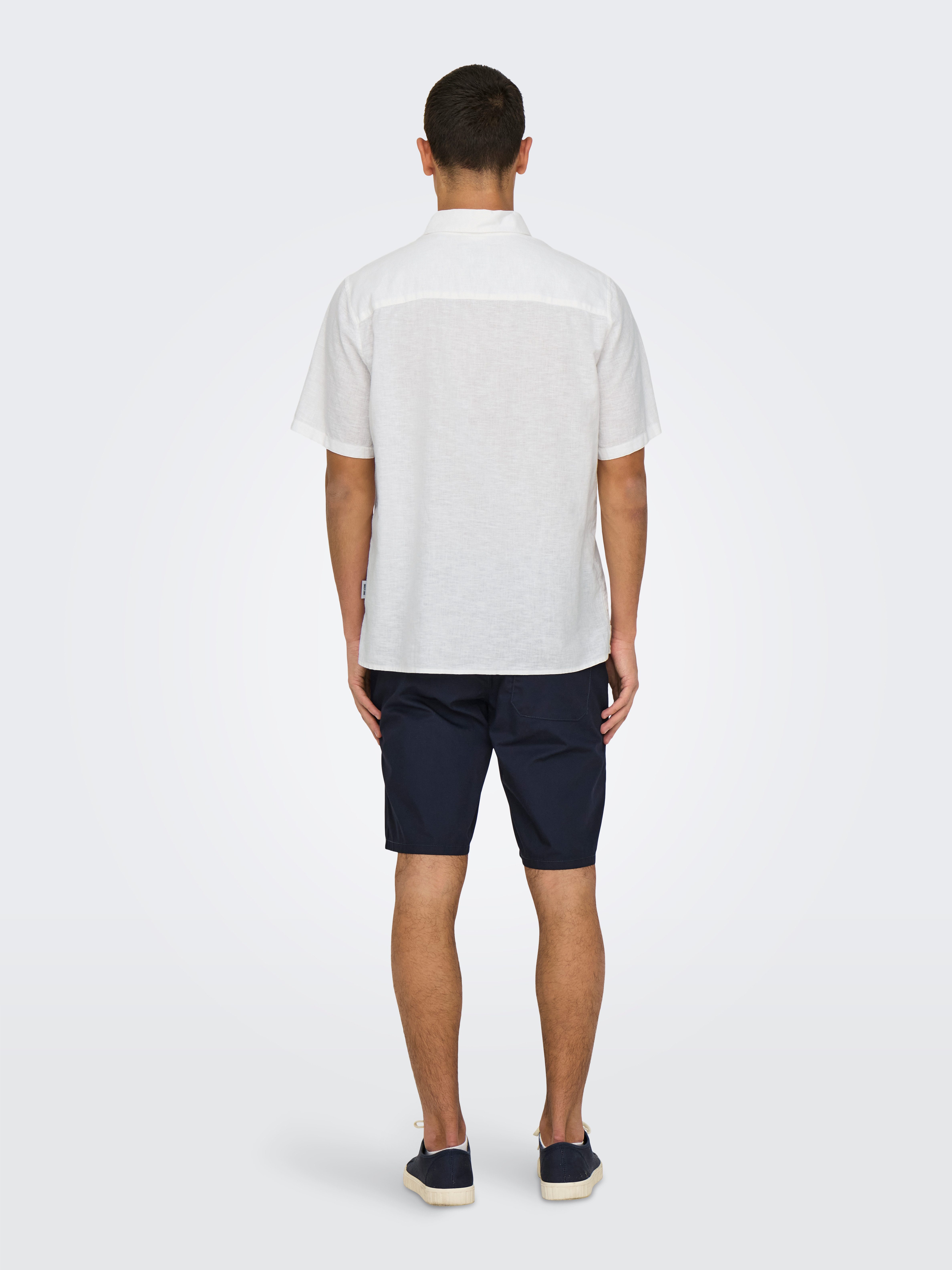 ONLY & SONS Overhemd met korte mouwen ONSCAIDEN LIFE REG SS 1 PKT SHIRT