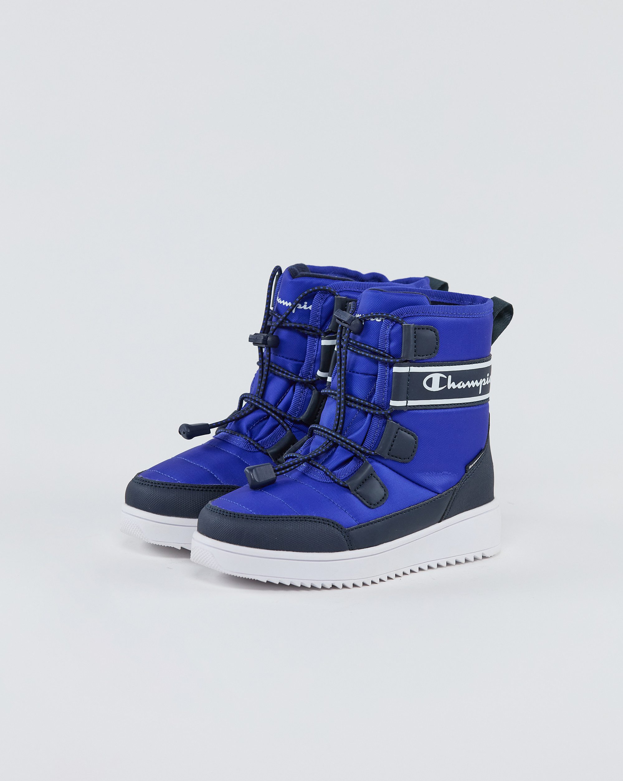 Champion Snowboots FASSA BOY PS Winterlaarzen, winterschoenen, gevoerd jongens laarzen maat 34 EU blauw