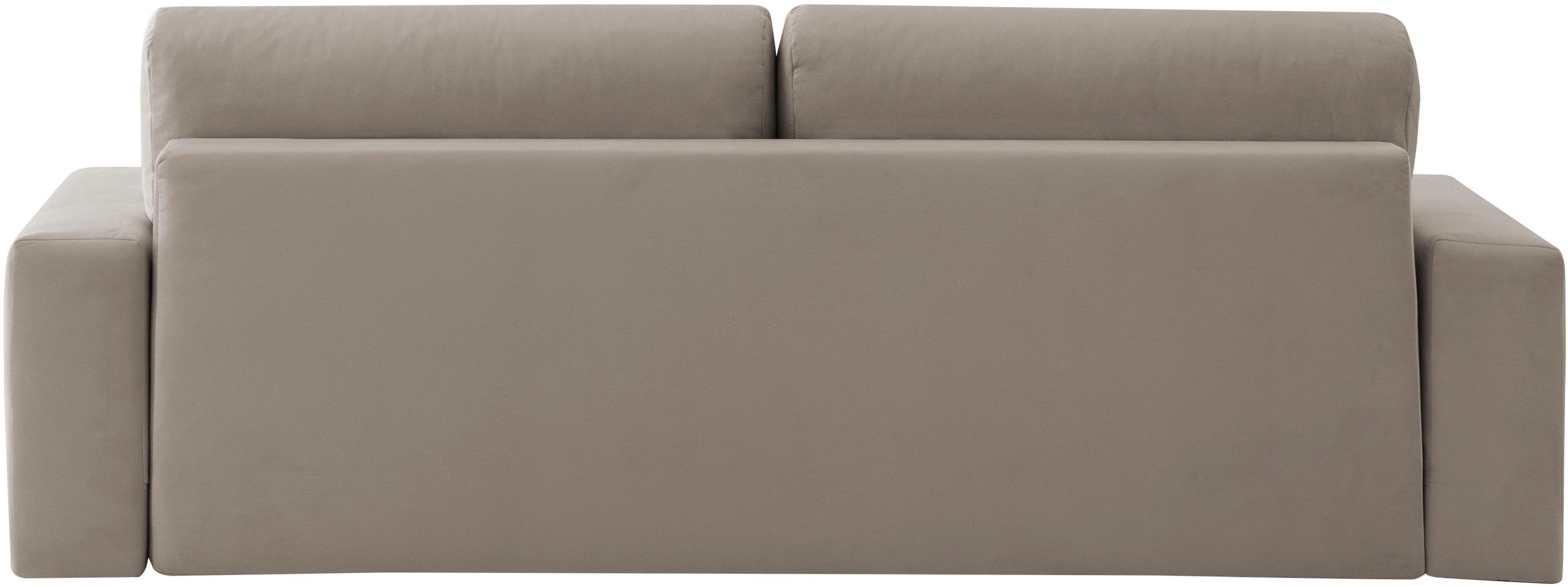 LeGer Home by Lena Gercke Slaapbank Imoga, kussen met slaapfunctie, 3-zits bank, bank met bedlade in moderne kleuren en stoffen, bedfunctie, ligoppervlak: 200x150 cm
