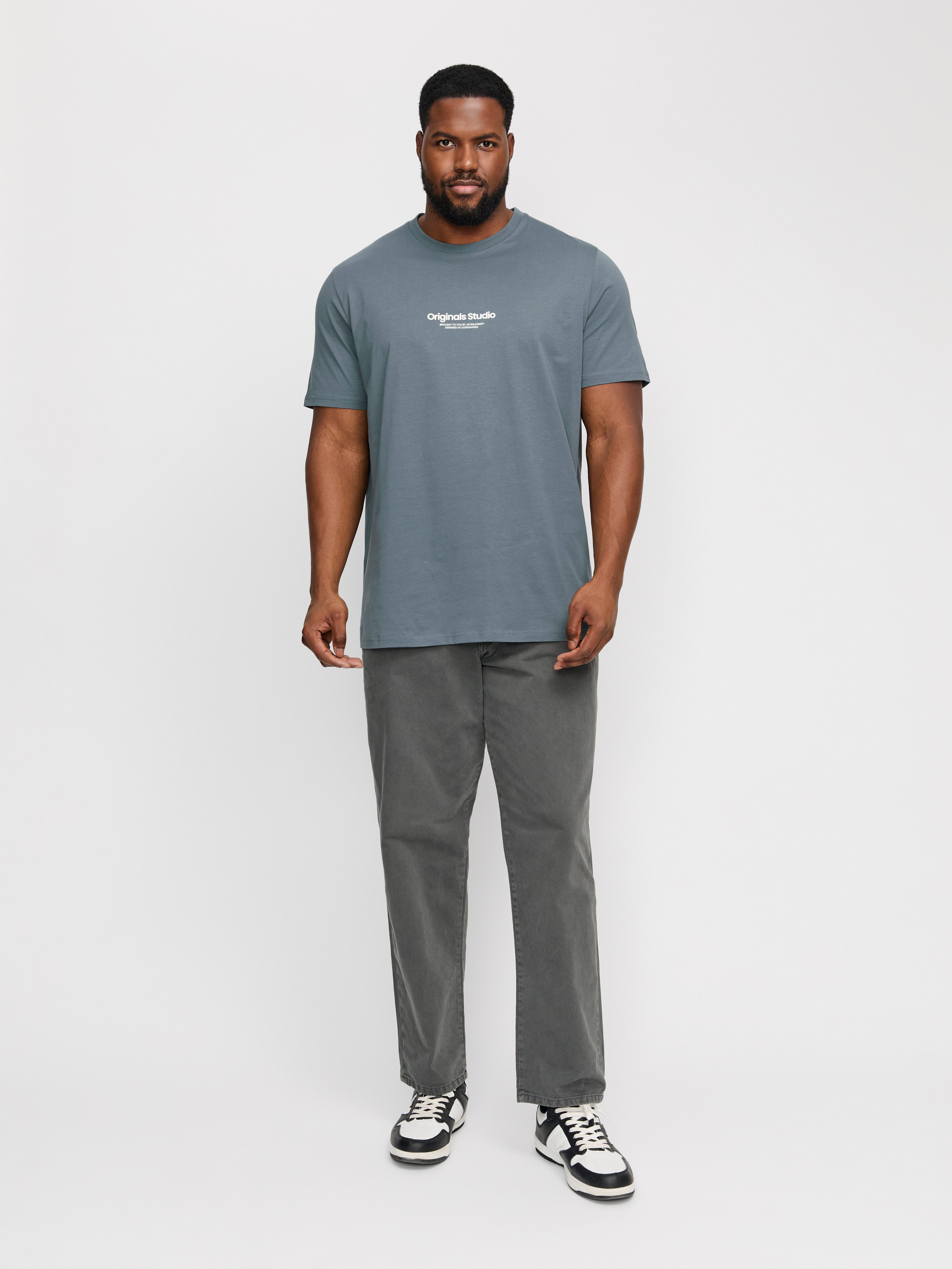 Jack & Jones PlusSize Shirt met korte mouwen JORVESTERBRO TEE SS CREW NECK NOOS PLS