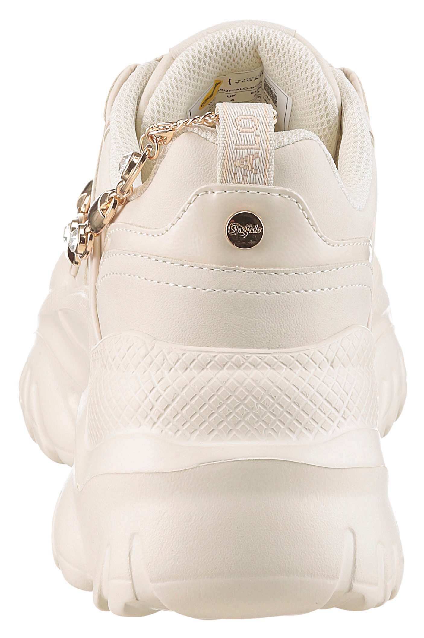 Buffalo Plateausneakers BLISS CHIN , chunky sneaker, vrijetijdsschoen met trendy decoratieve ketting